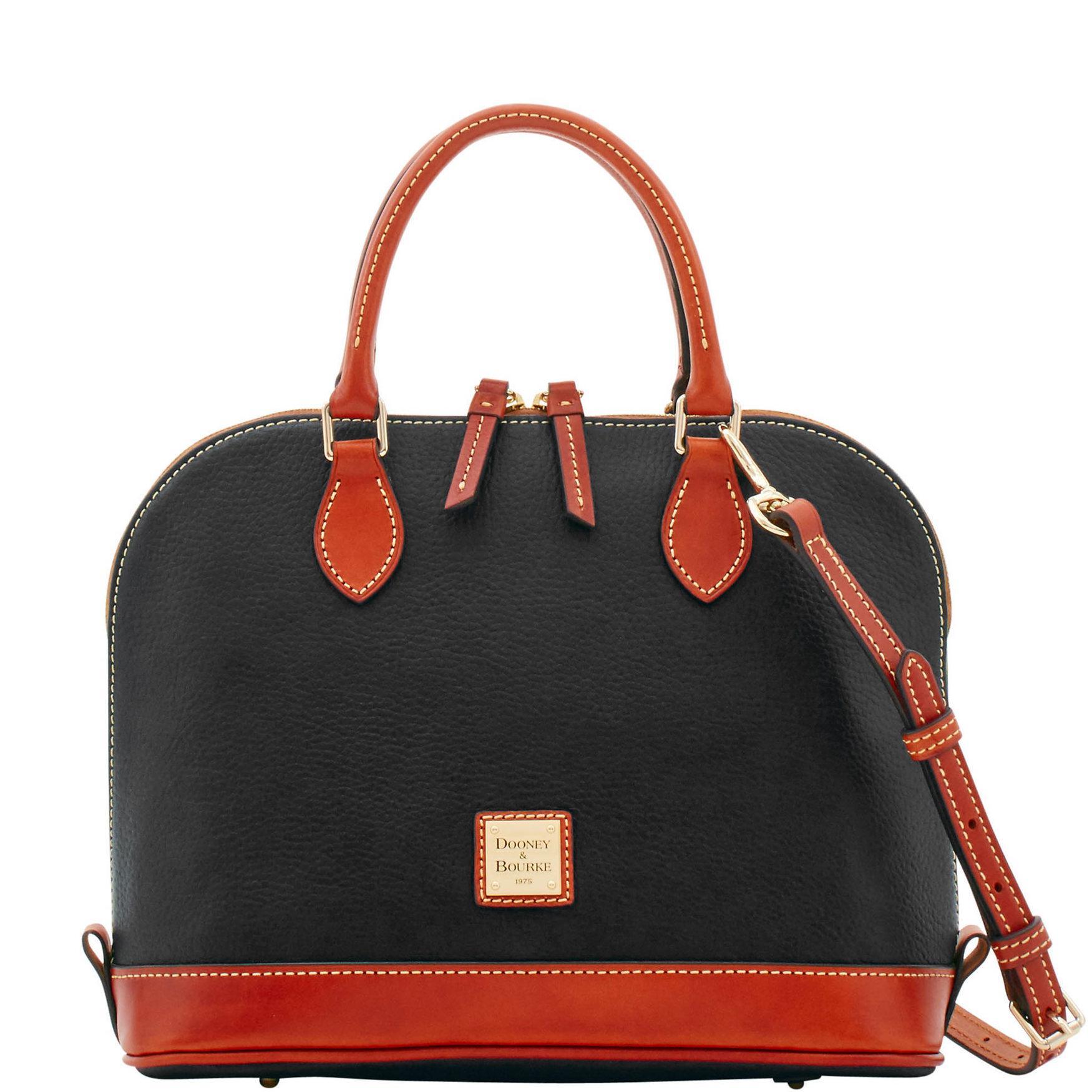 Dooney  Bourke Pebble Collection Zip Dome Satchel Bag Product Image