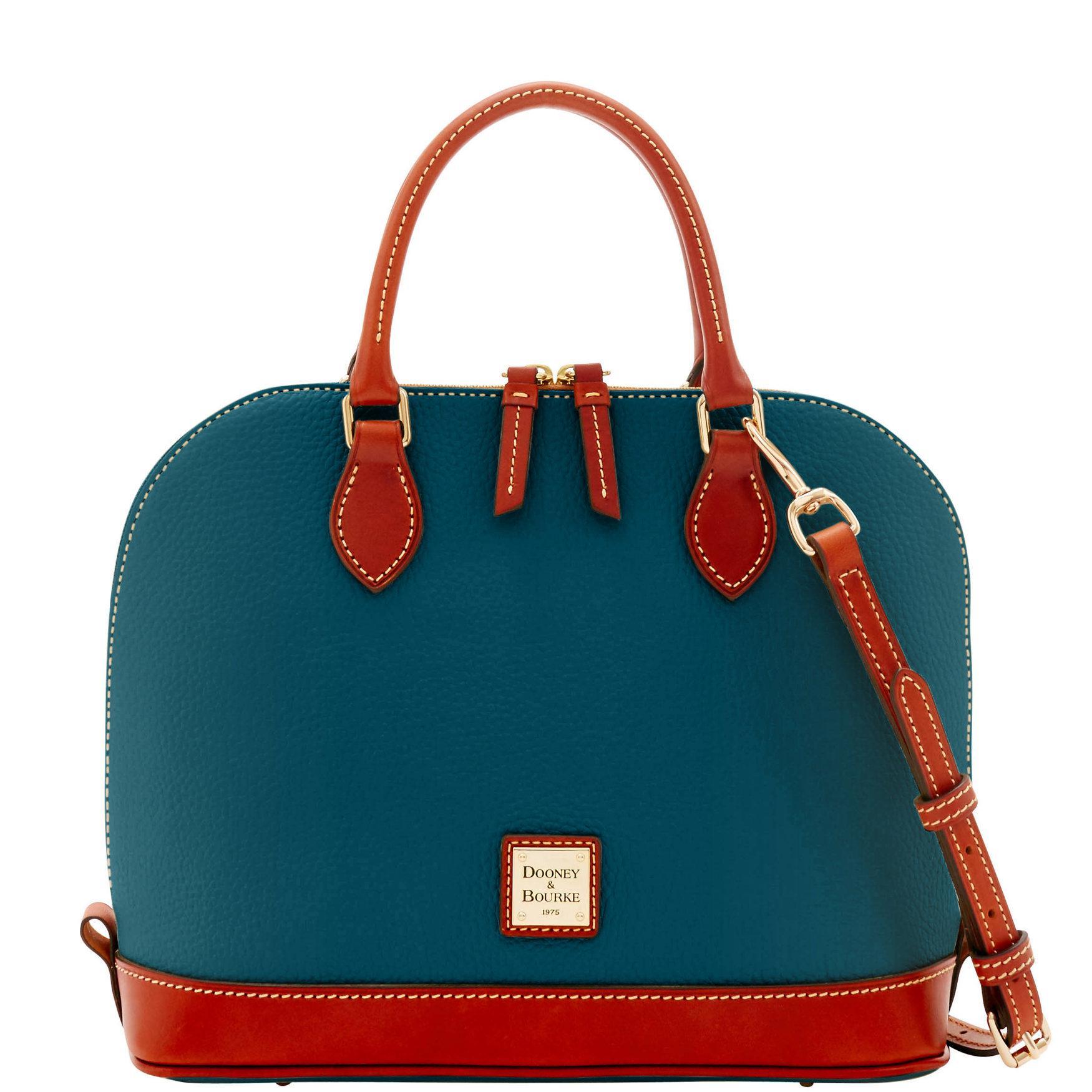 Dooney  Bourke Pebble Collection Zip Dome Satchel Bag Product Image