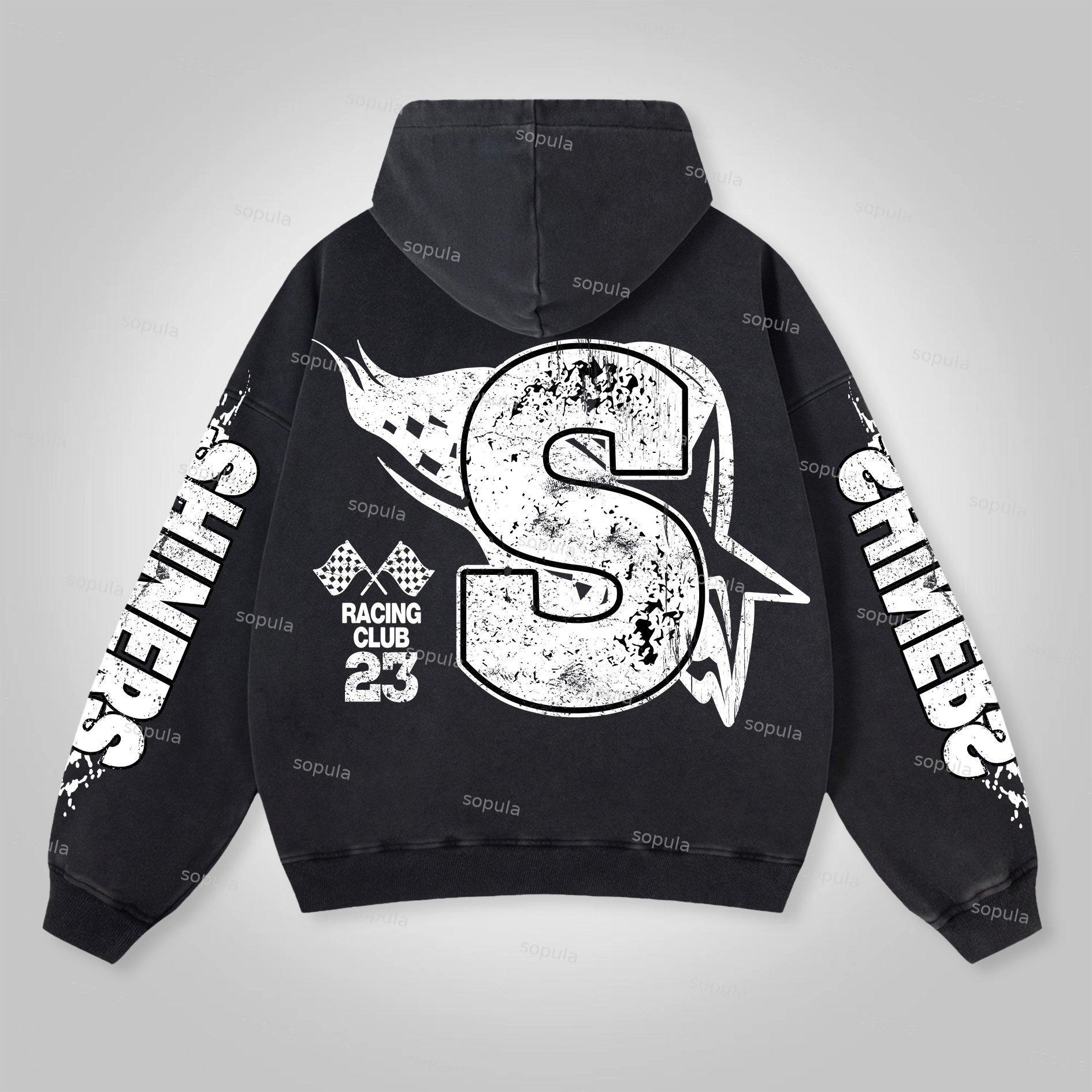 Sopula Vintage Risen King Graphic Washed Zip-Up Hoodie Product Image