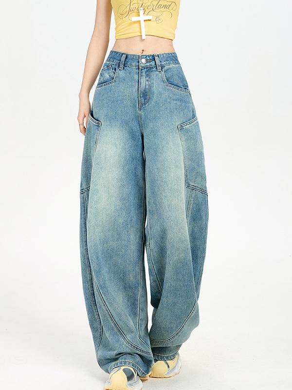 Vintage Silhouette Cargo Jeans Product Image