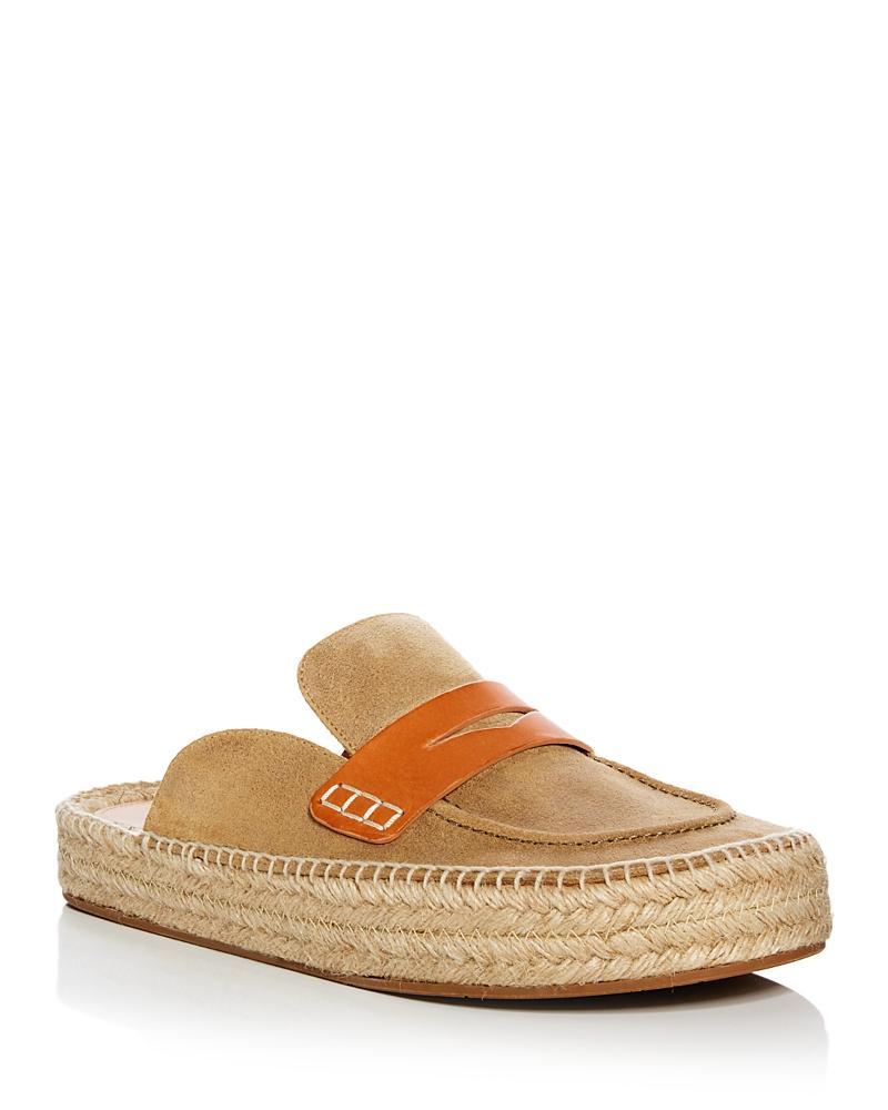 Mens Suede Espadrille Loafers Product Image
