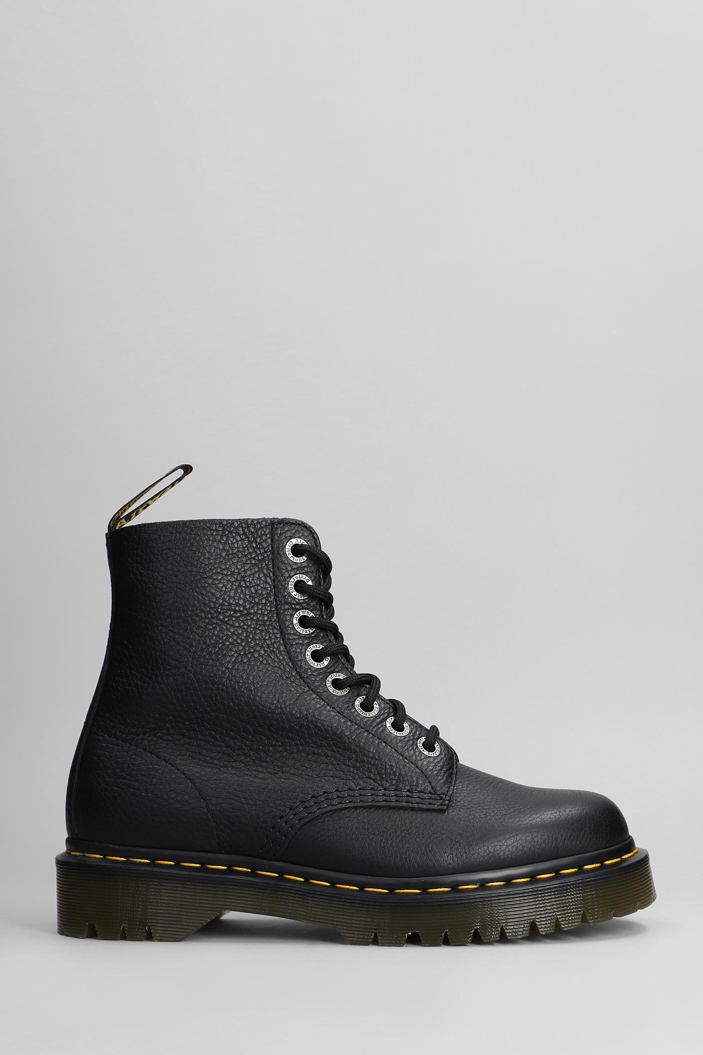 DR. MARTENS' 1460 Pascal Bex Leather Lace Up Boots In Black Product Image