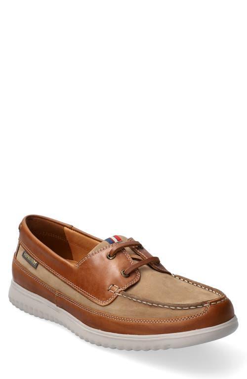 Mens Trevis Leather Boat Shoes Product Image