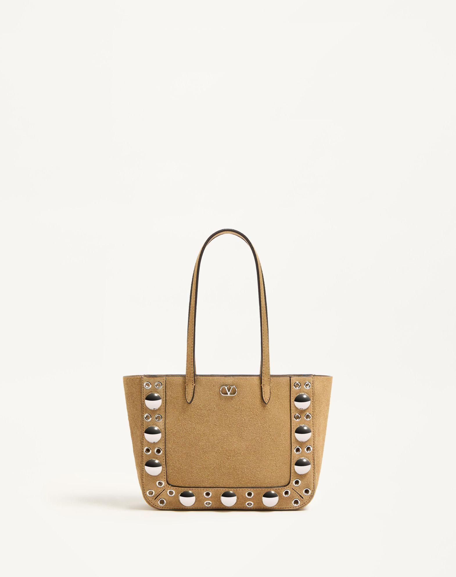 VALENTINO GARAVANI NELLCÔTE MINI SUEDE SHOPPING BAG Product Image
