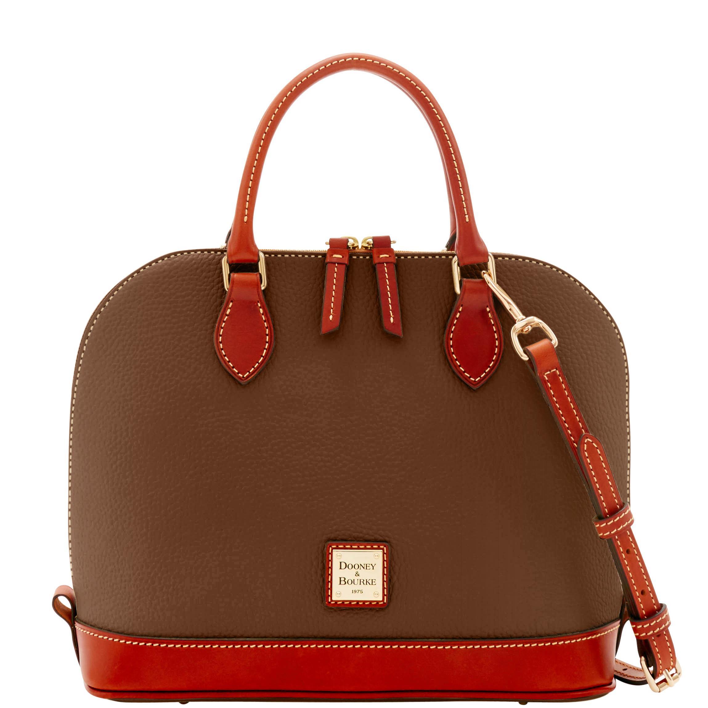 Dooney  Bourke Pebble Collection Zip Dome Satchel Bag Product Image