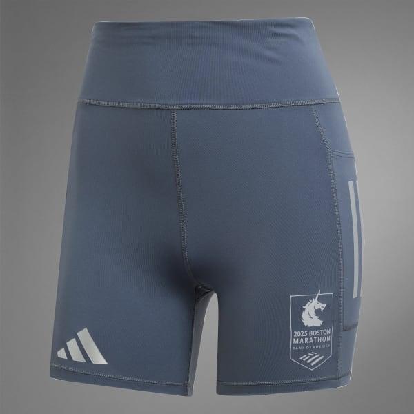 adidas Boston Marathon SS25 Short Tights Onix M 5 Womens Product Image
