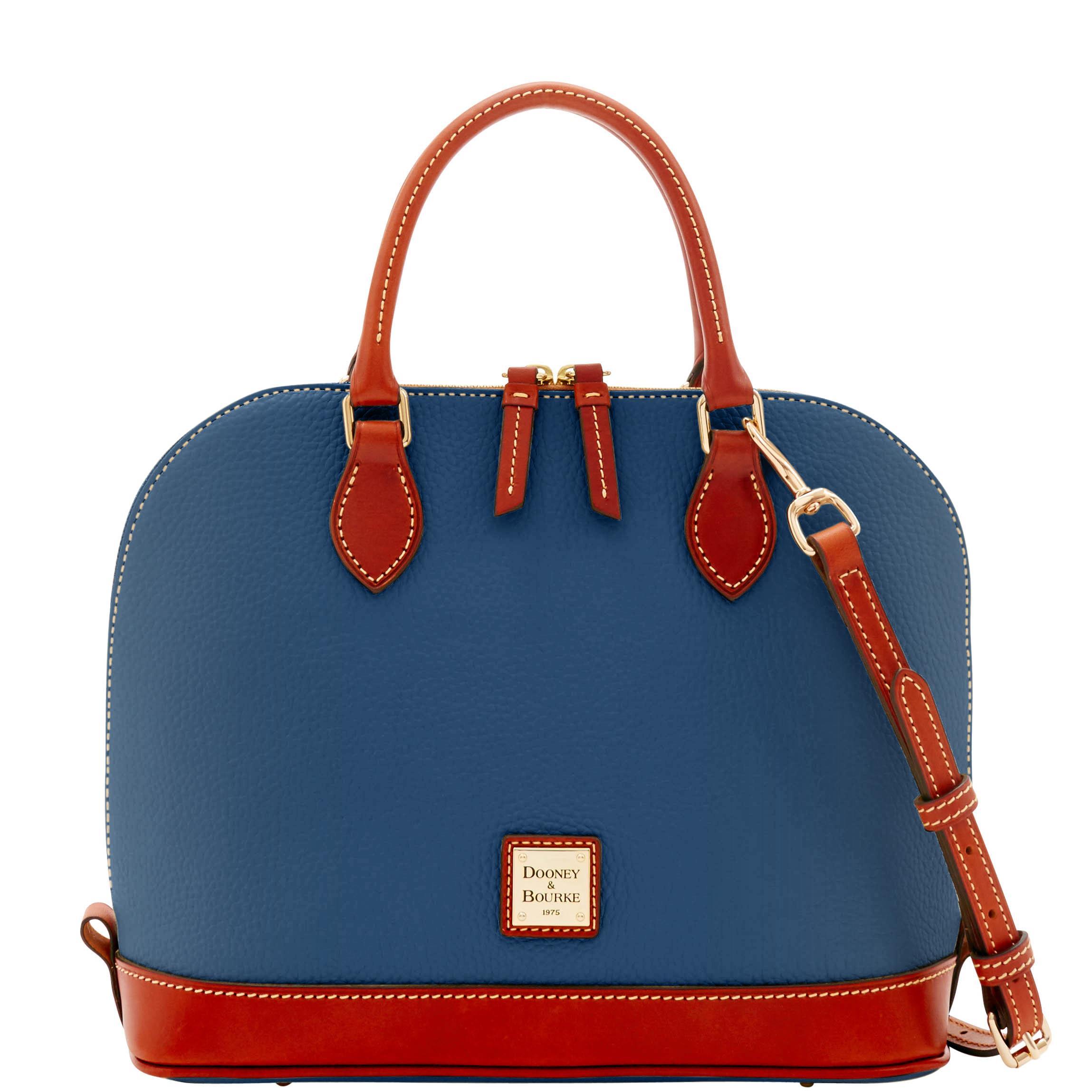 Dooney  Bourke Pebble Collection Zip Dome Satchel Bag Product Image