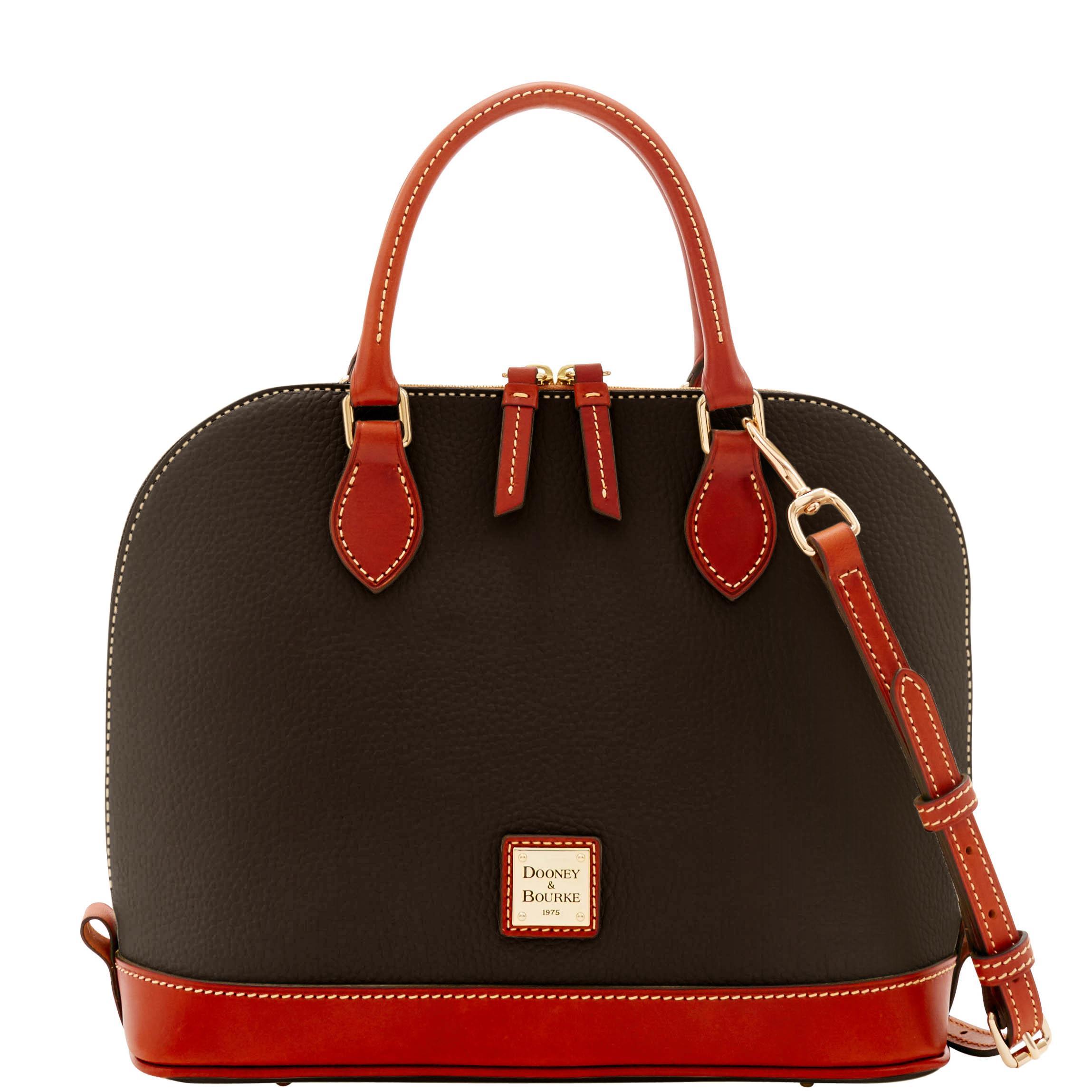 Dooney  Bourke Pebble Collection Zip Dome Satchel Bag Product Image