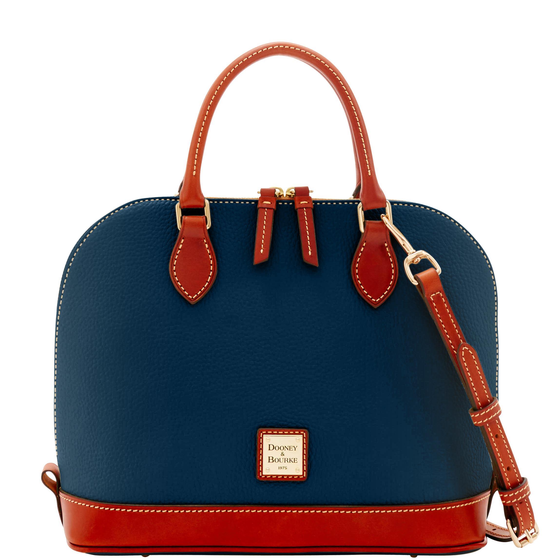 Dooney  Bourke Pebble Collection Zip Dome Satchel Bag Product Image