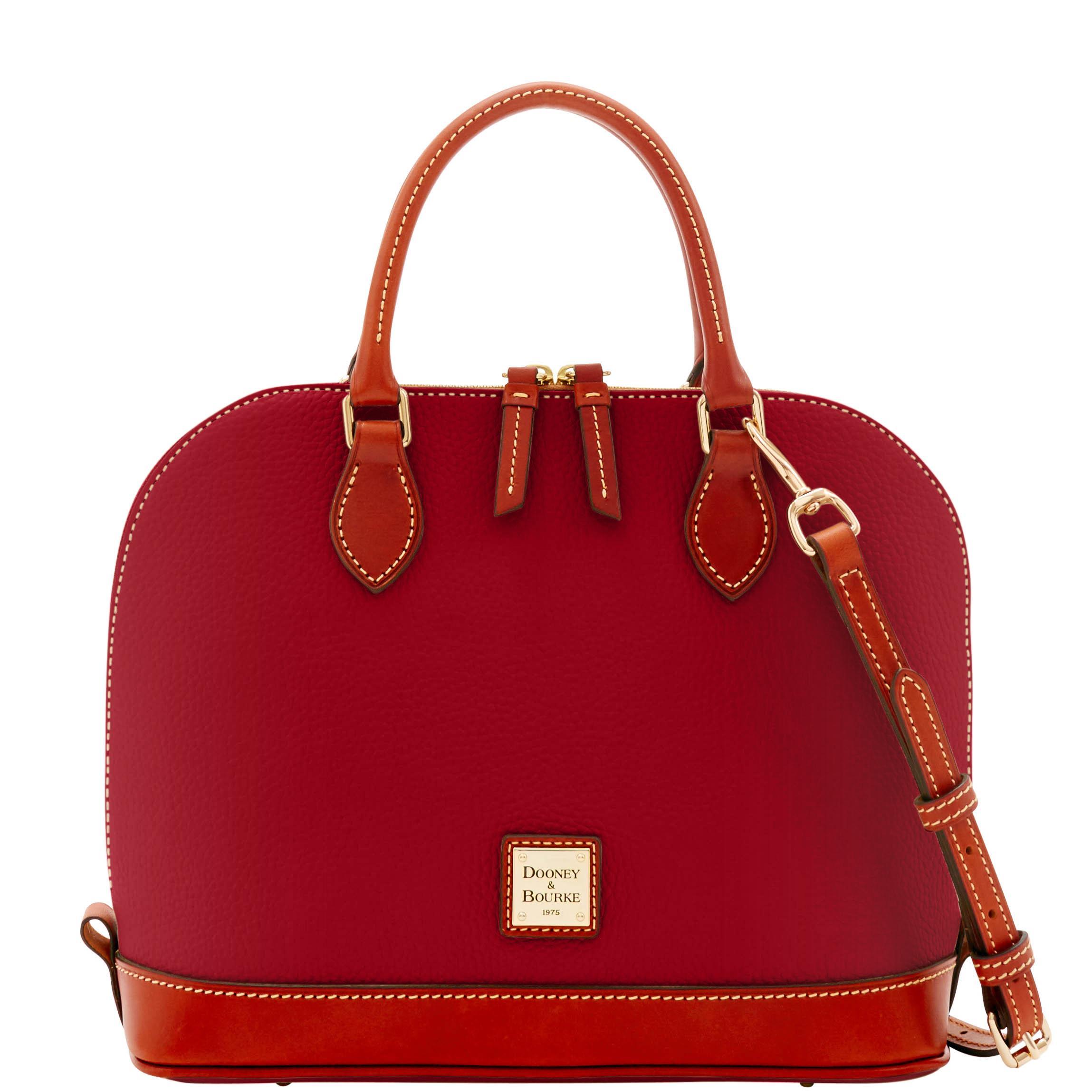 Dooney  Bourke Pebble Collection Zip Dome Satchel Bag Product Image