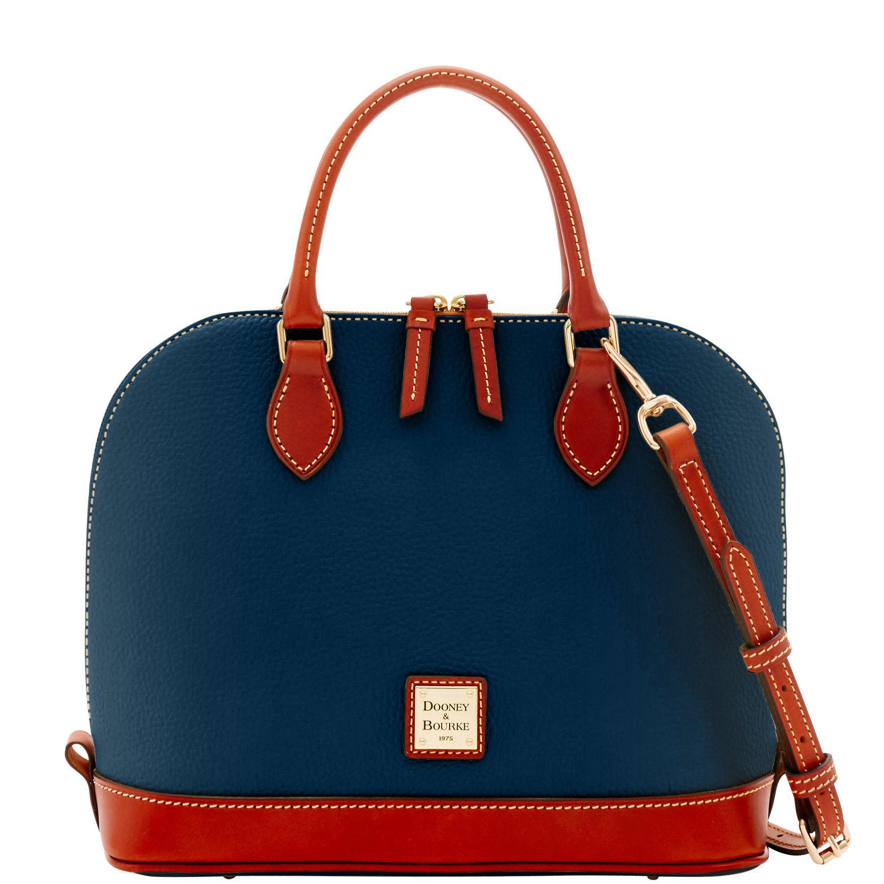 Dooney  Bourke Pebble Collection Zip Dome Satchel Bag Product Image