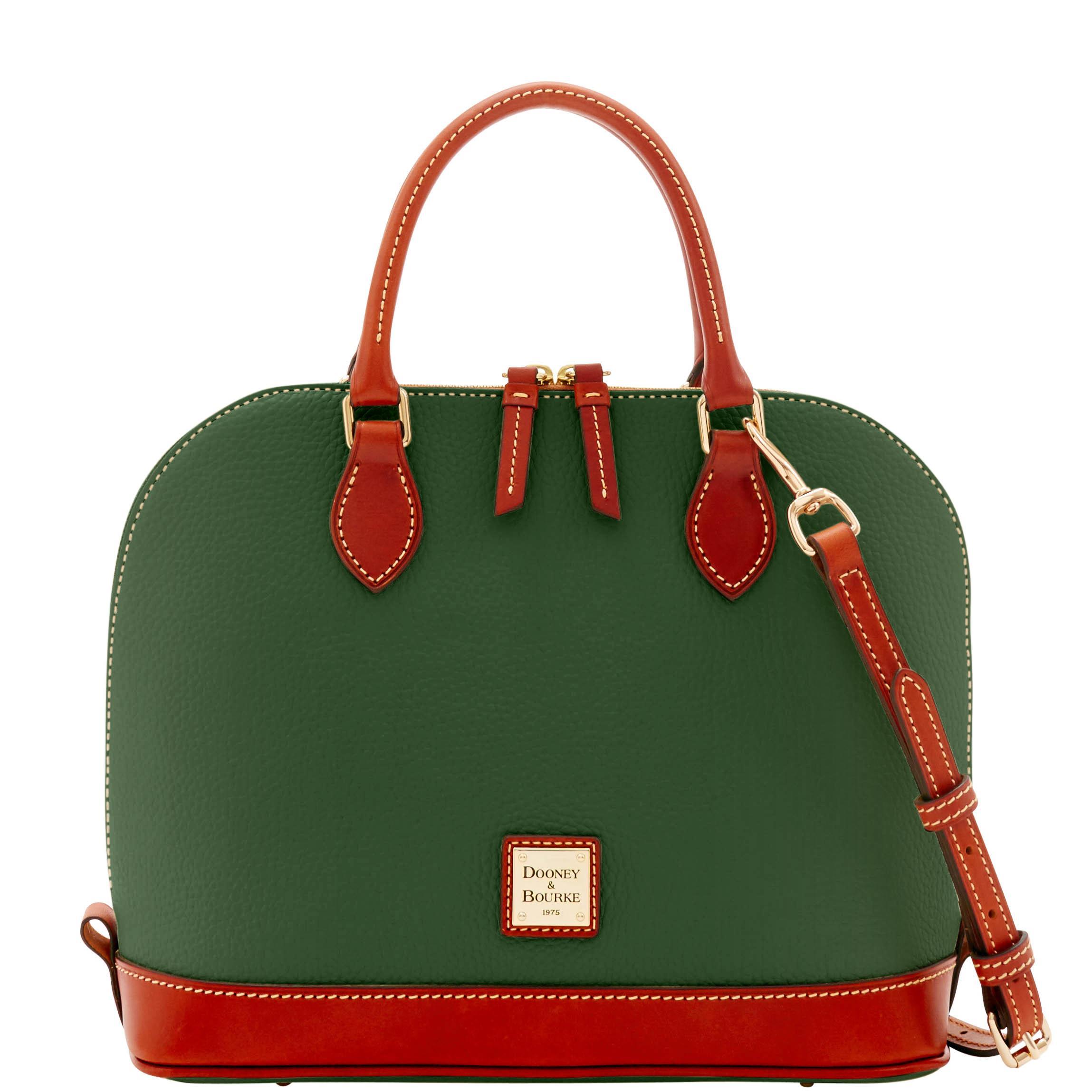Dooney  Bourke Pebble Collection Zip Dome Satchel Bag Product Image