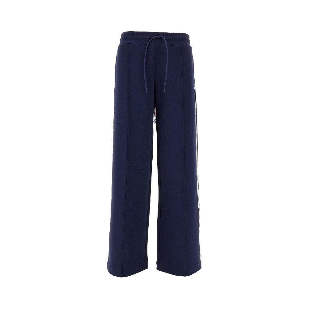 MSGM Navy Track Lounge Pants In Blue Product Image