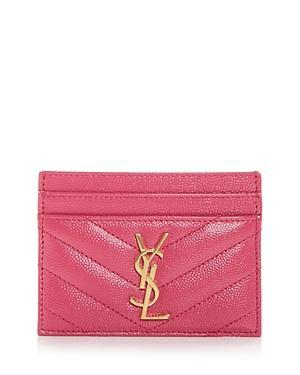 Saint Laurent Cassandre Matelasse Card Case Product Image