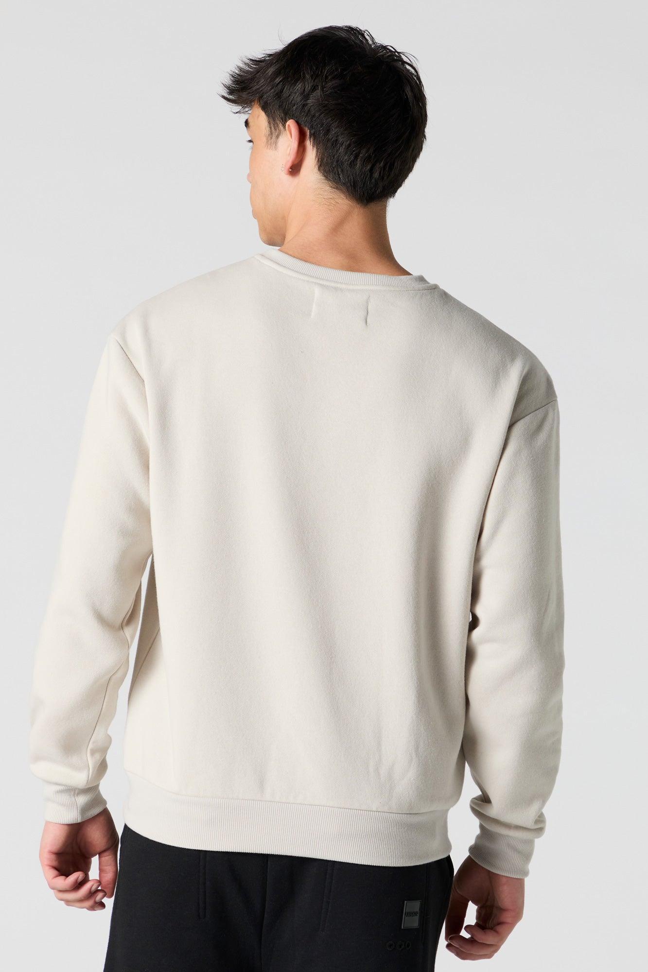 Solid Fleece Sweatshirt Male Product Image