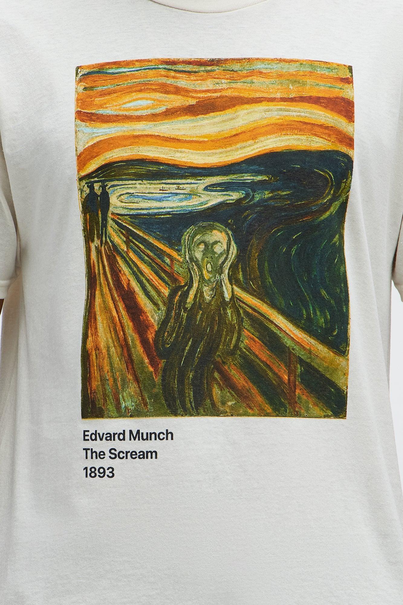 Munch The Scream Short Sleeve Tee - Natural Product Image