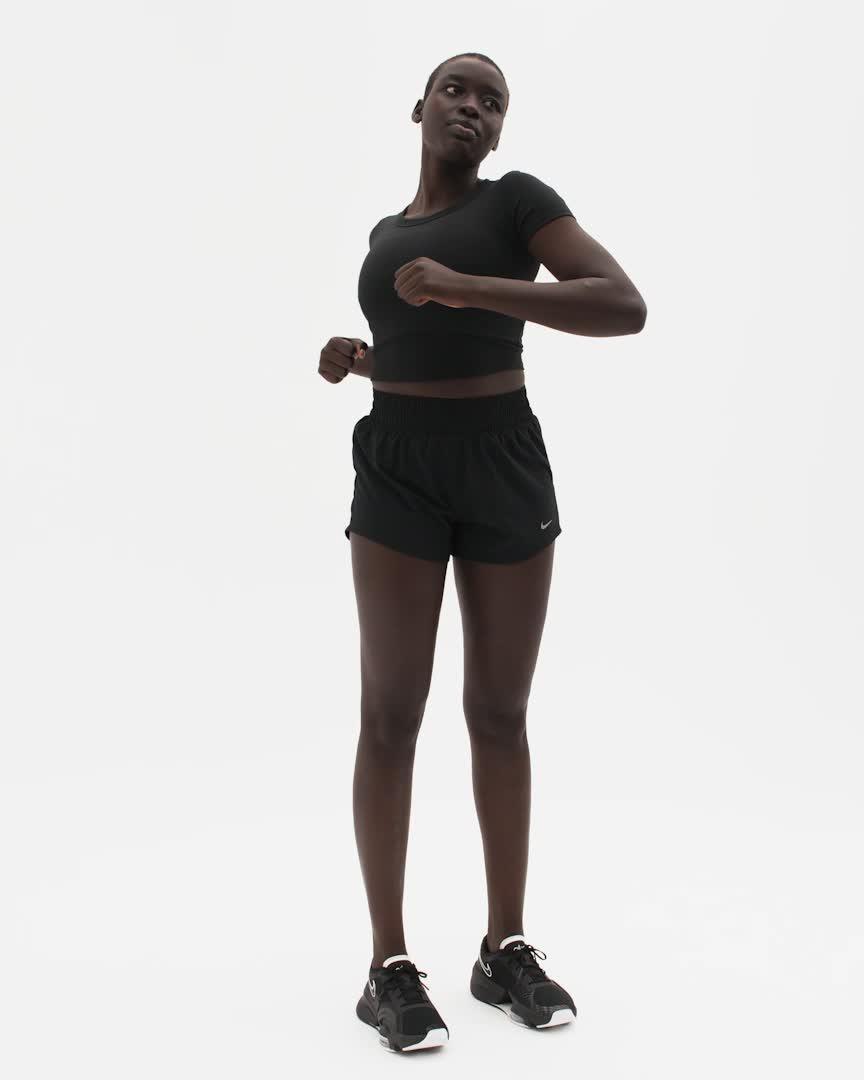 Nike One Fitted Women's Dri-FIT Short-Sleeve Cropped Top Product Image