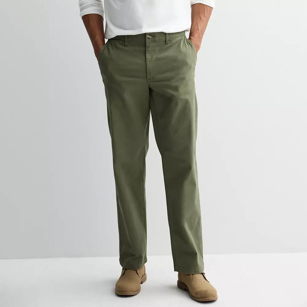 Men's Sonoma Goods For Life® Relaxed Chino Pants, Size: 31X30, Rock Wall Product Image