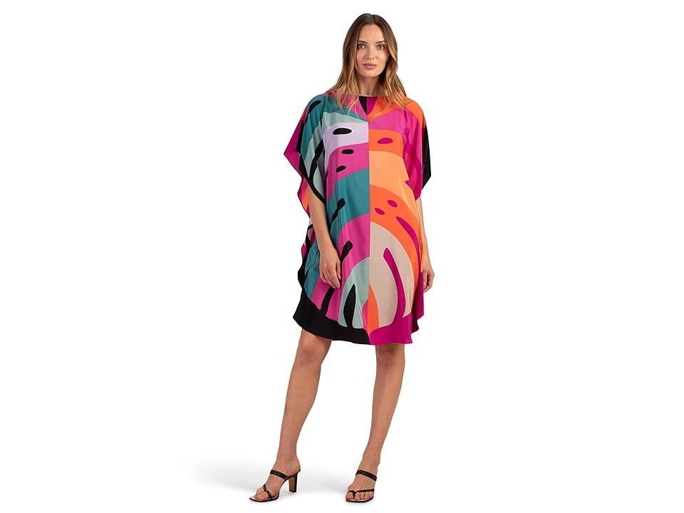 Womens Global Silk Caftan Dress Product Image