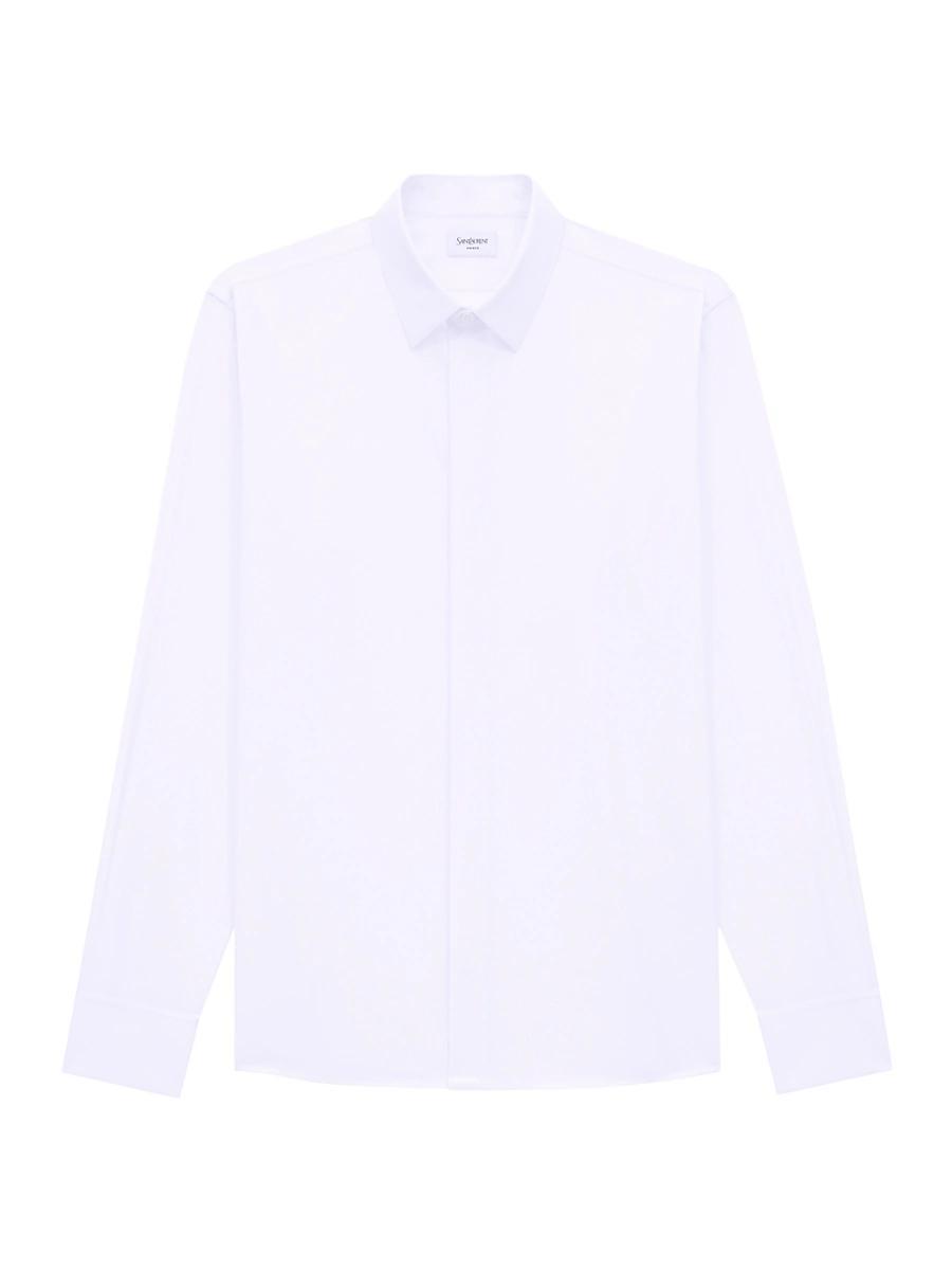 Mens Shirt In Cotton Poplin Product Image