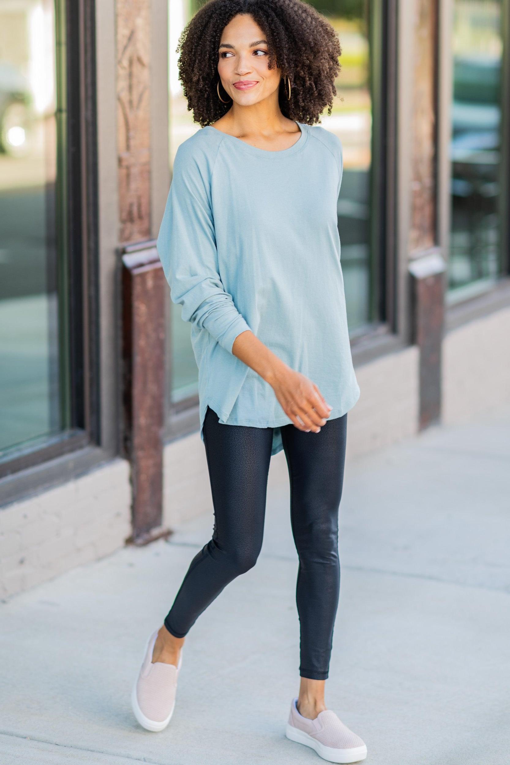 Easy Like Sunday Mineral Mint Green Tunic Female Product Image