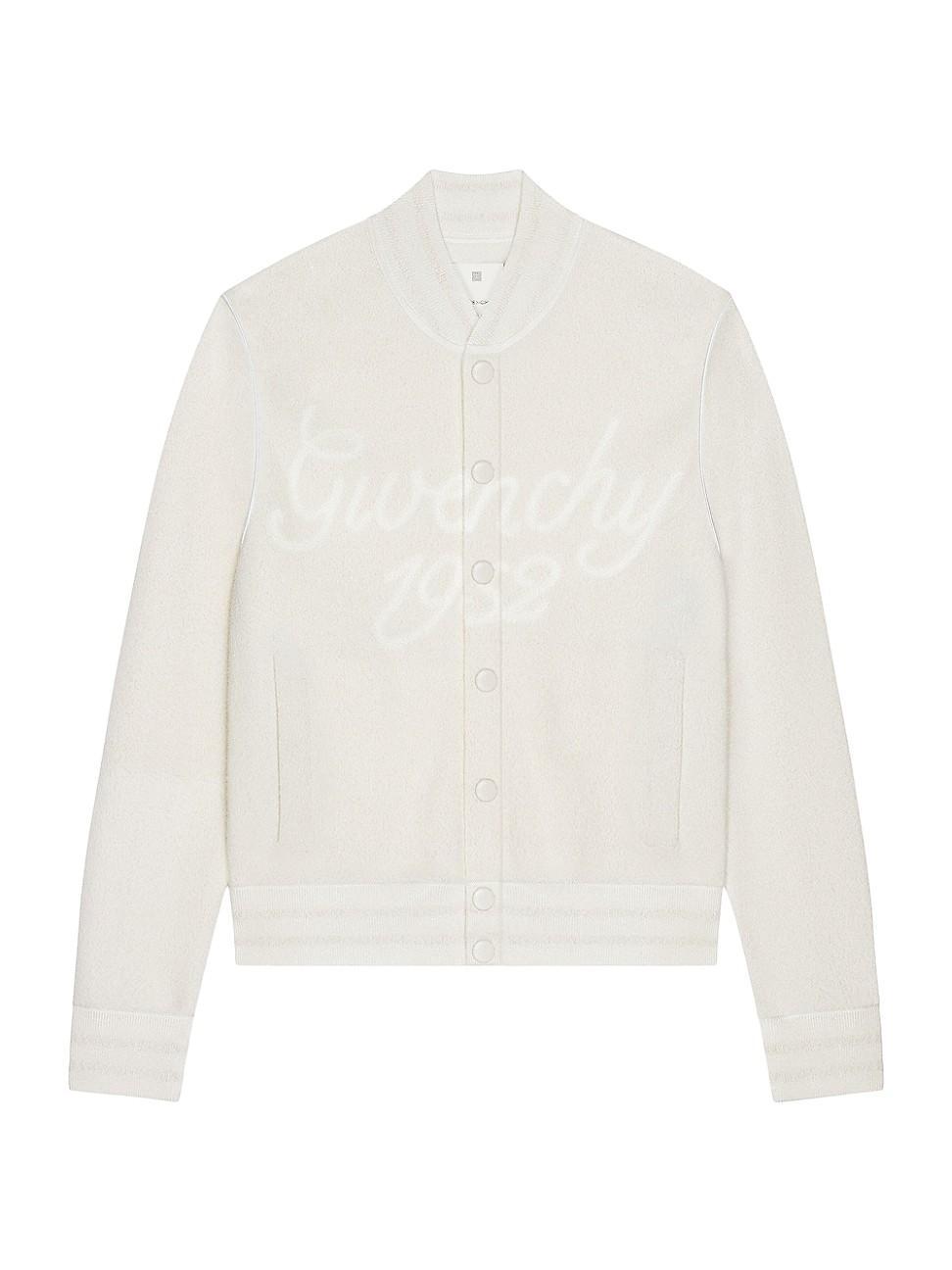 Mens Plage Varsity Jacket in Knit Product Image