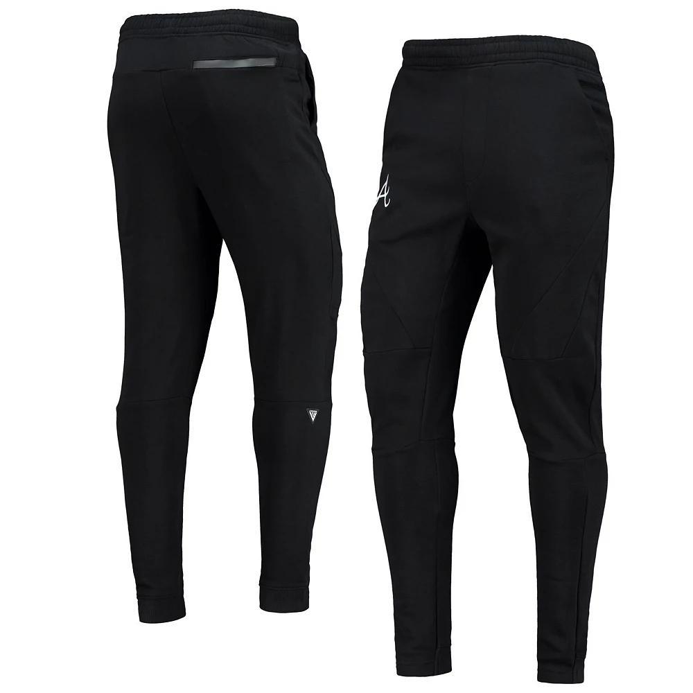 Men's Levelwear Black Atlanta Braves Tempo 22 Fleece Pants, Size: 2XL Product Image
