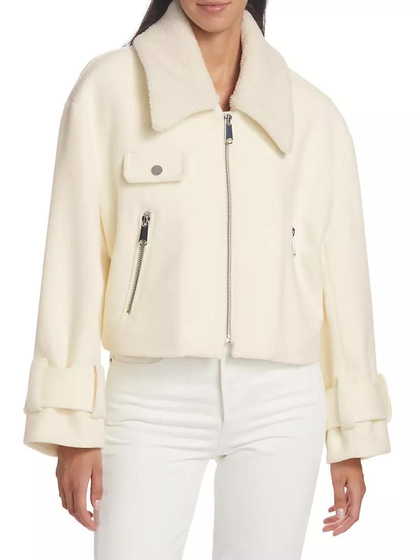 Marisa Cropped Wool Jacket Product Image