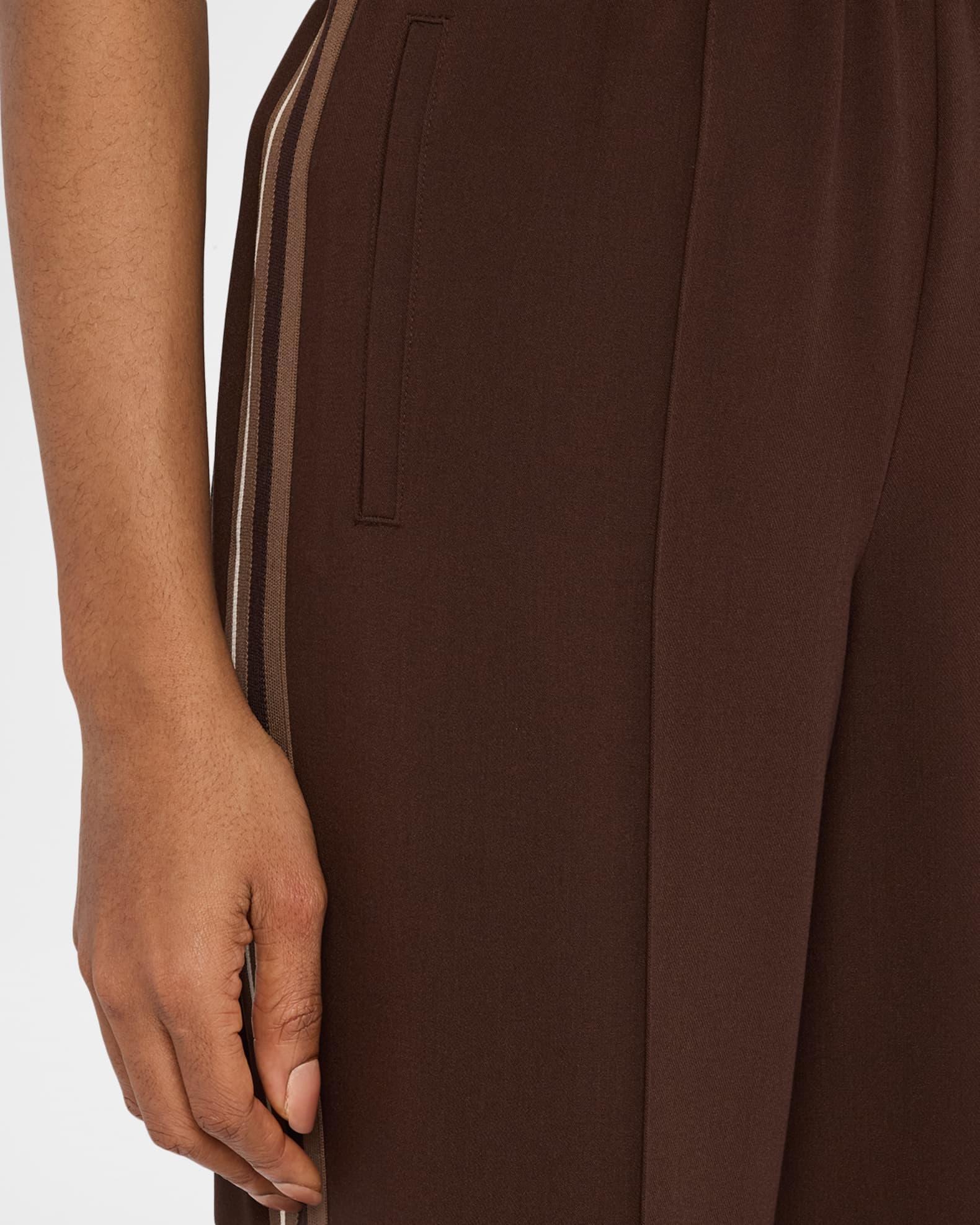 Robyn Striped Wide-Leg Knit Pants Product Image