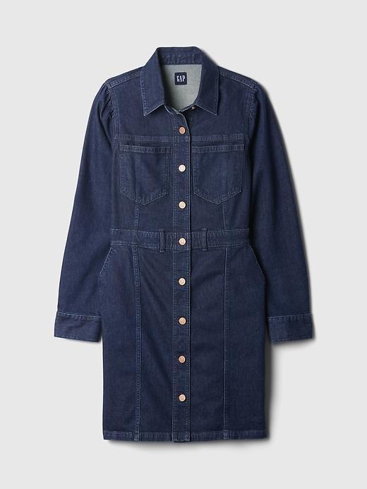 Denim Mini Dress Product Image