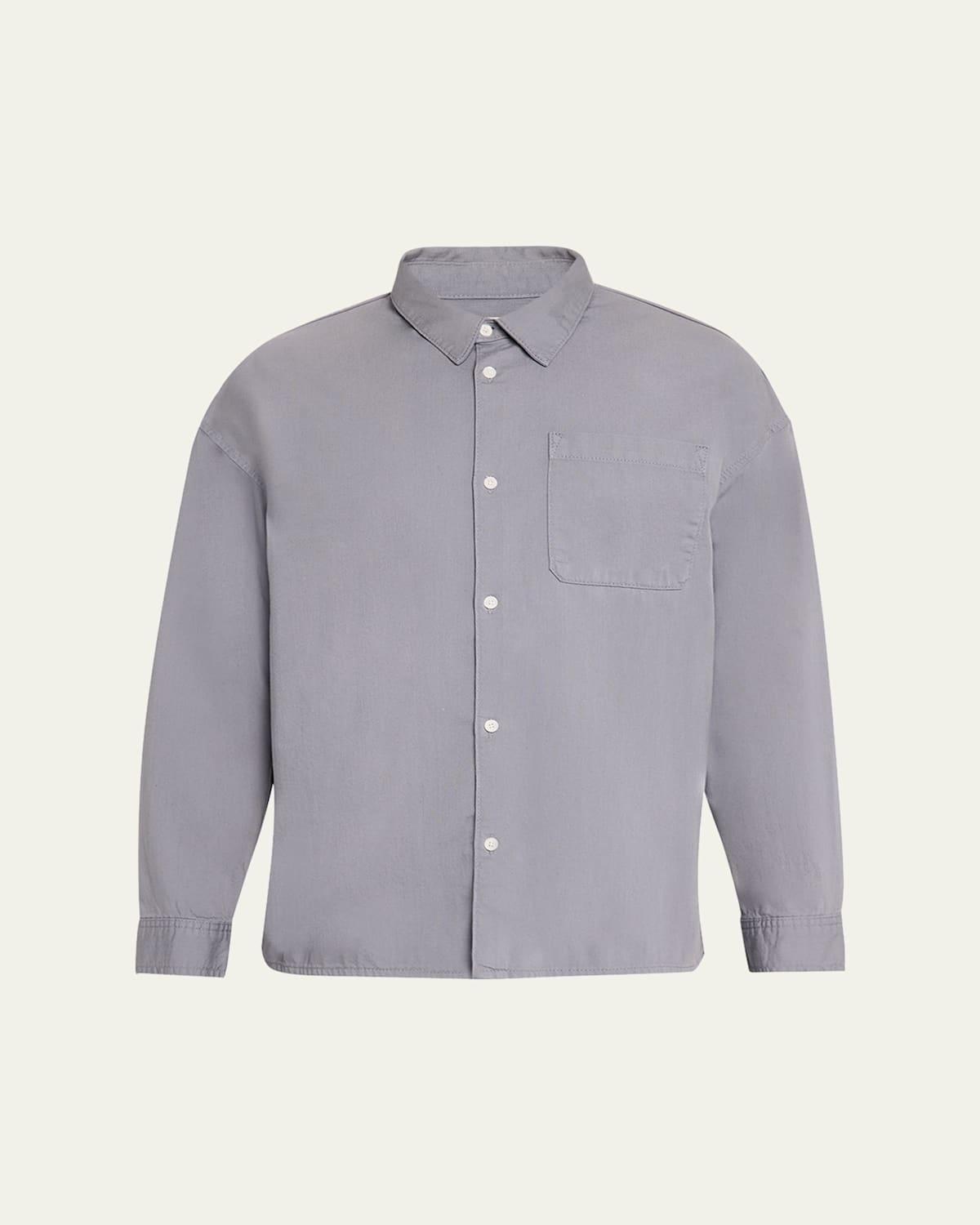 Mens Relaxed Denim Shirt Product Image