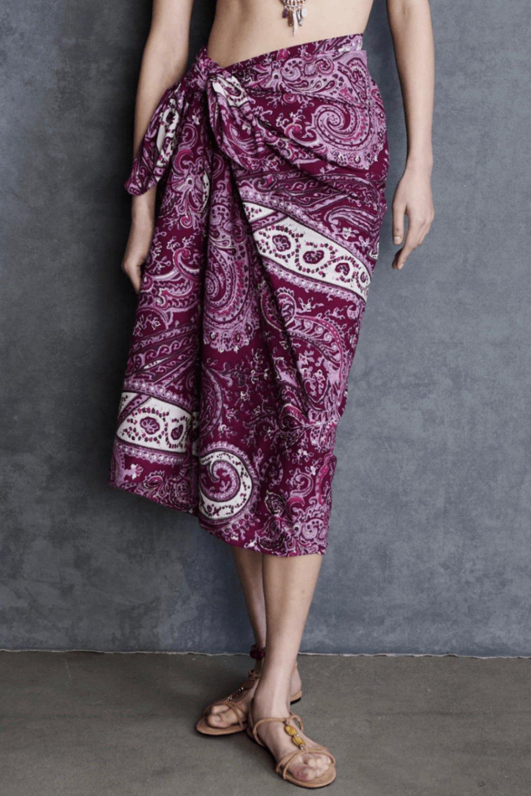 Paisley-Printed Sarong Product Image