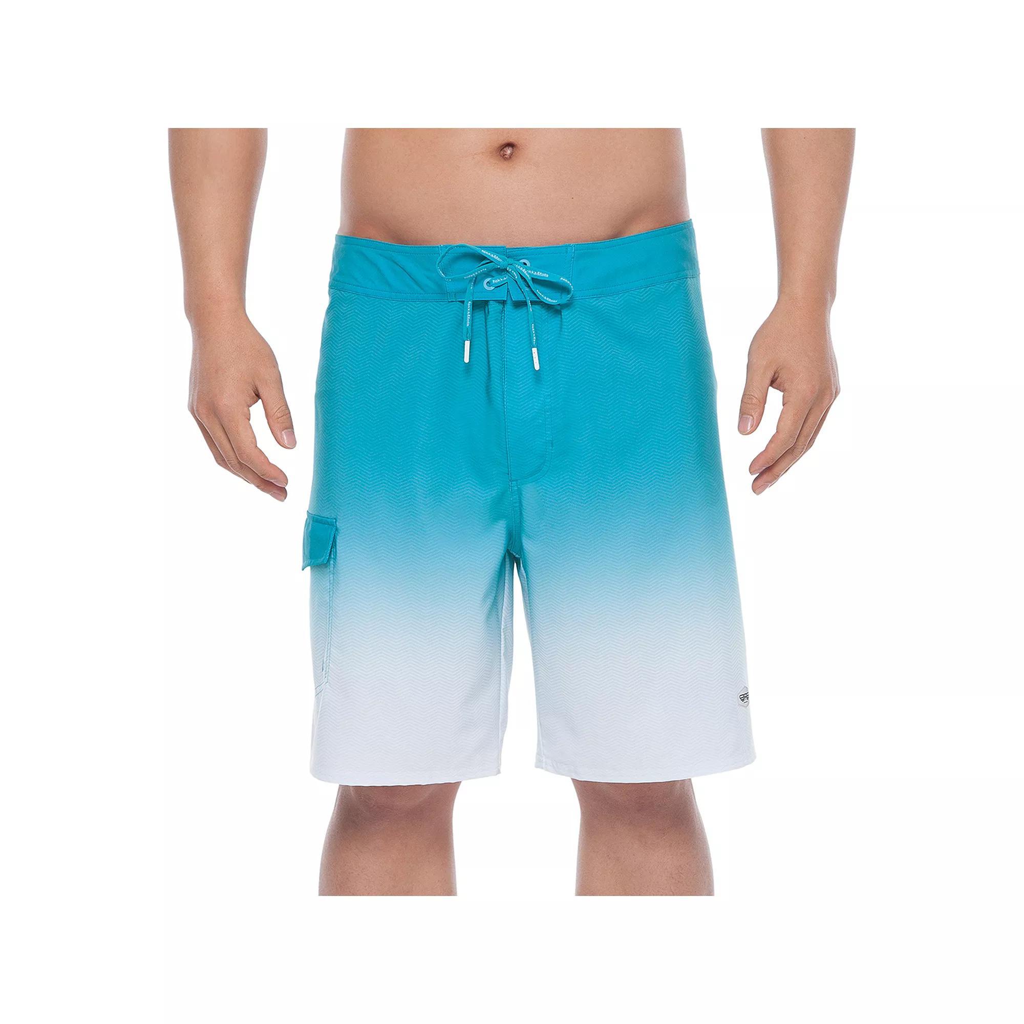 Men's Rokka&Rolla 9" Board Shorts, Size: 45, Blue Product Image