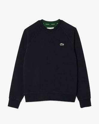 Women's Crew Neck Piqué Sweatshirt Product Image