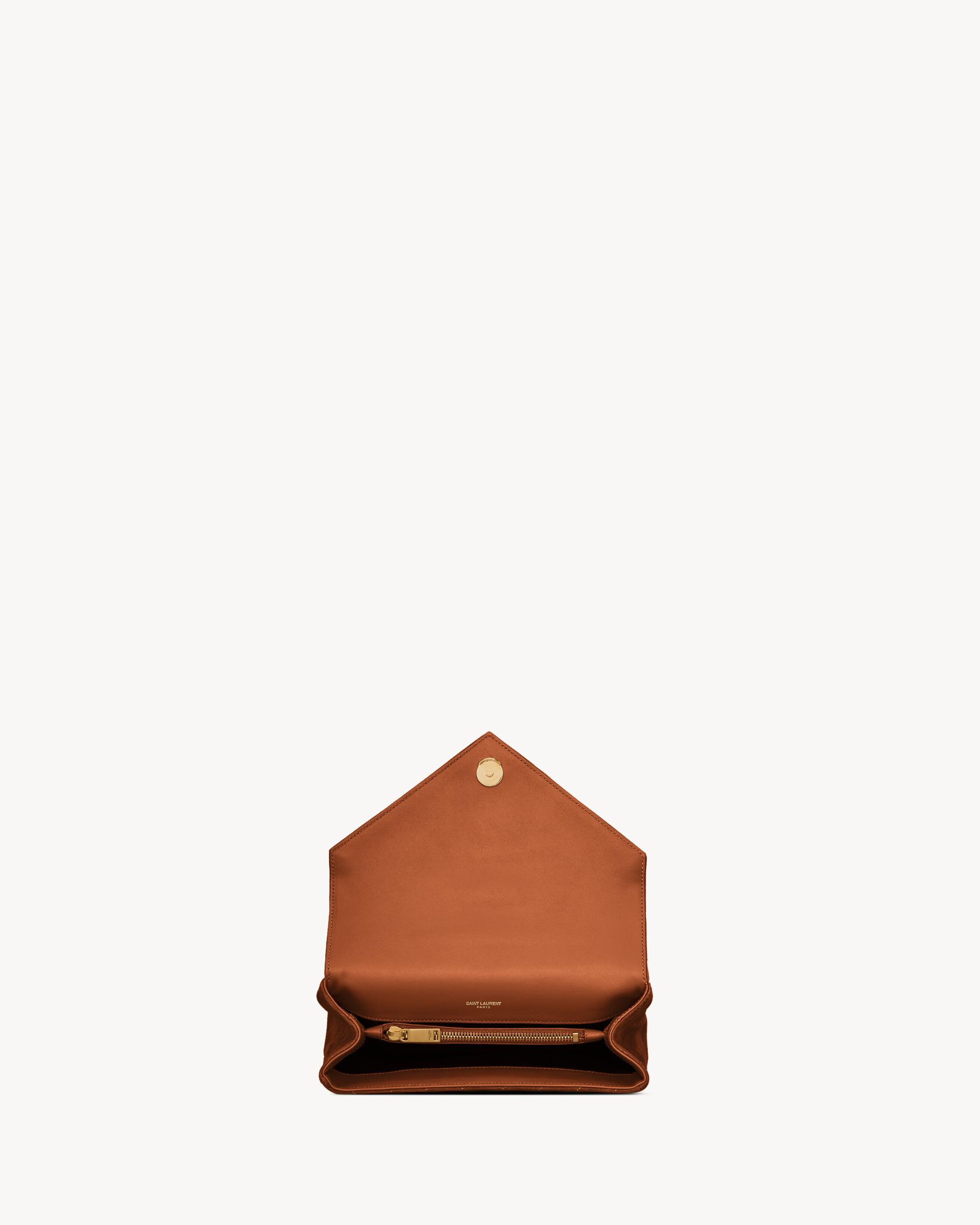 COLLEGE MEDIUM IN QUILTED SUEDE Product Image