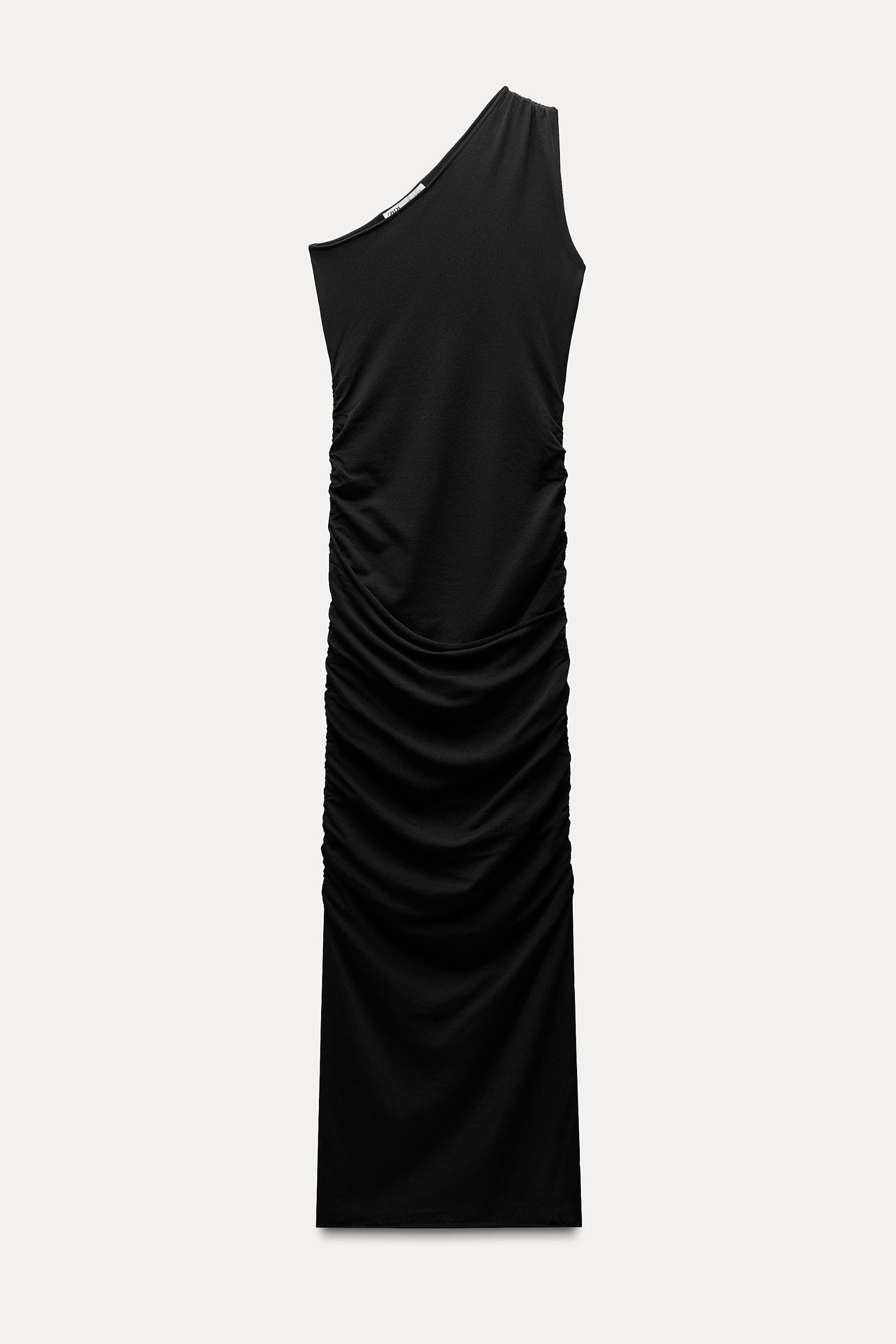 DRAPED MIDI DRESS Product Image