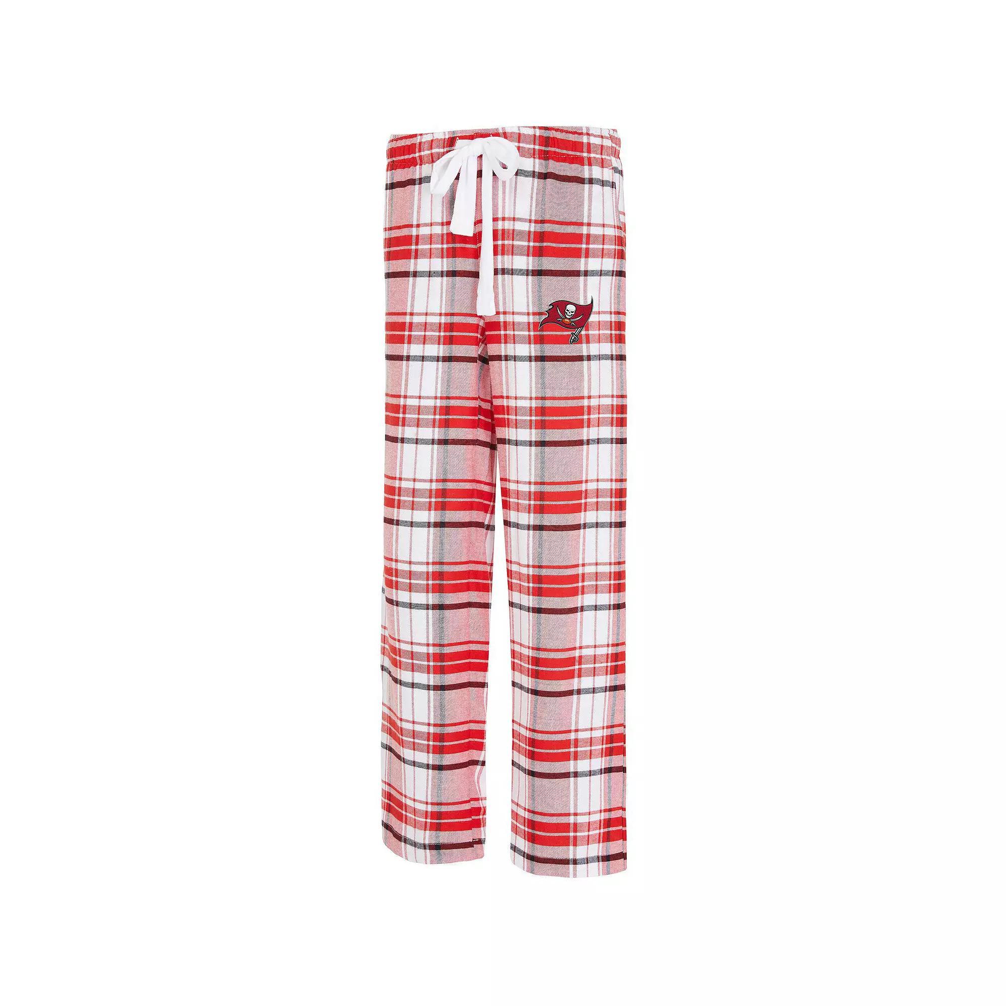 Women's Concepts Sport Red/Black Tampa Bay Buccaneers Accolade Flannel Pants, Size: 2XL Product Image