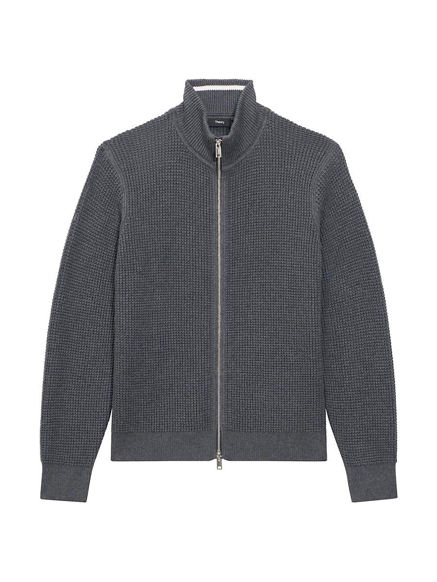 Theory Gary Cashton Zip Front Sweater Jacket Product Image