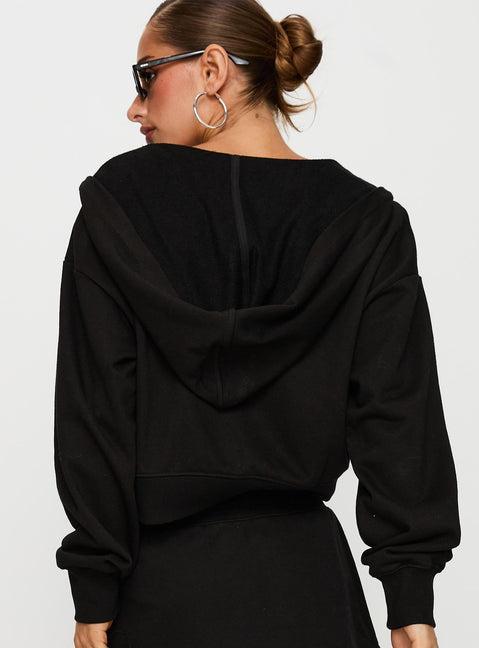 Revive Zip Through Hoodie Black Product Image