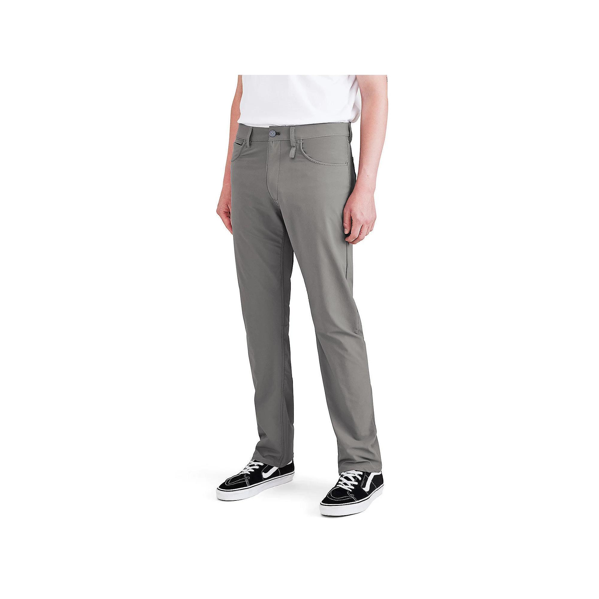 Men's Dockers® Go Jean Cut Straight-Fit Pants, Size: 34X34, Car Park Grey Product Image