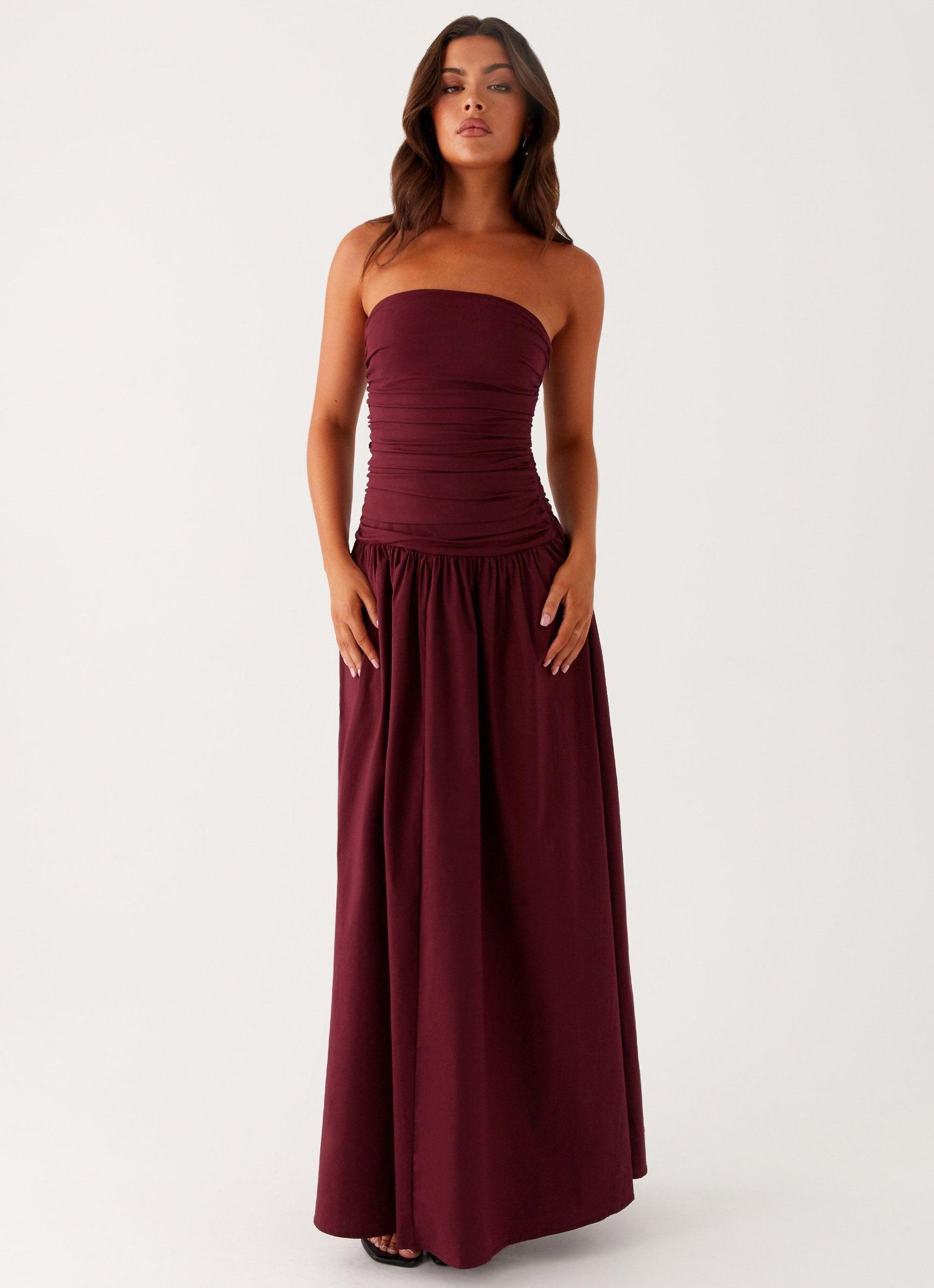 Carmel Maxi Dress - Mulberry Product Image