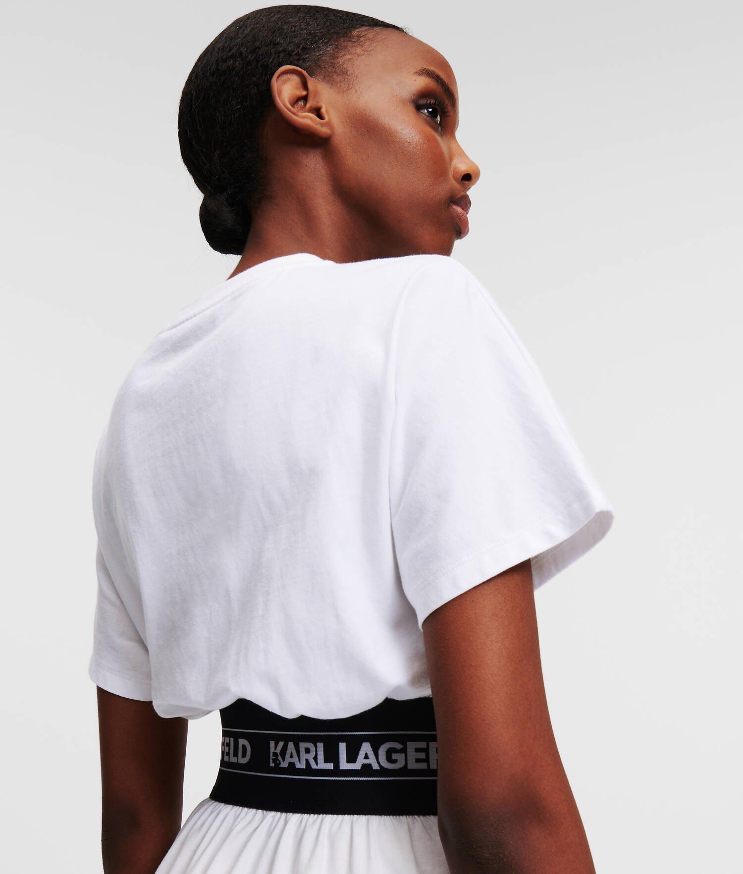 KARL LOGO TAPE T-SHIRT DRESS Product Image