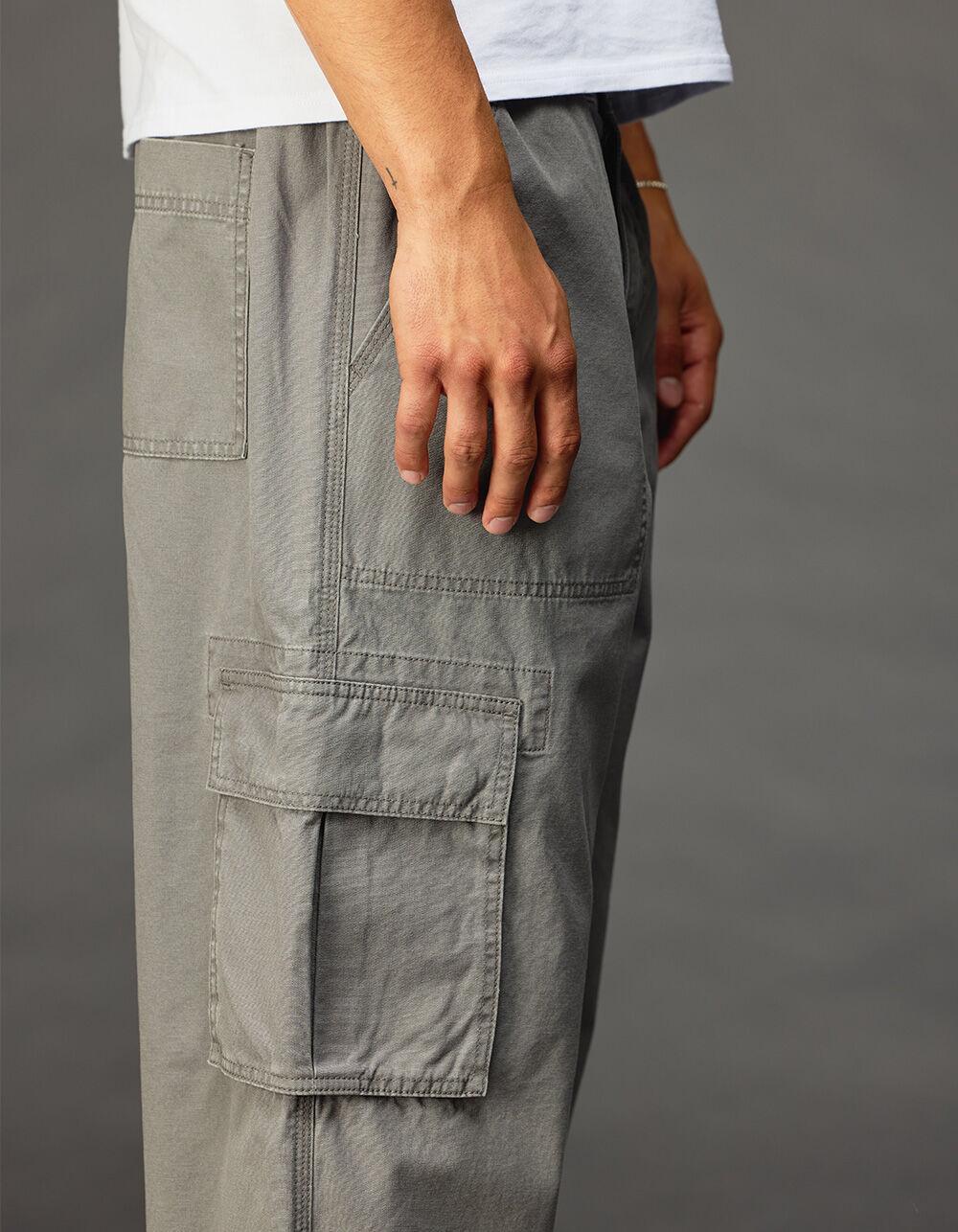 RSQ Mens Loose Cargo Pull On Pants - PEWTER Product Image