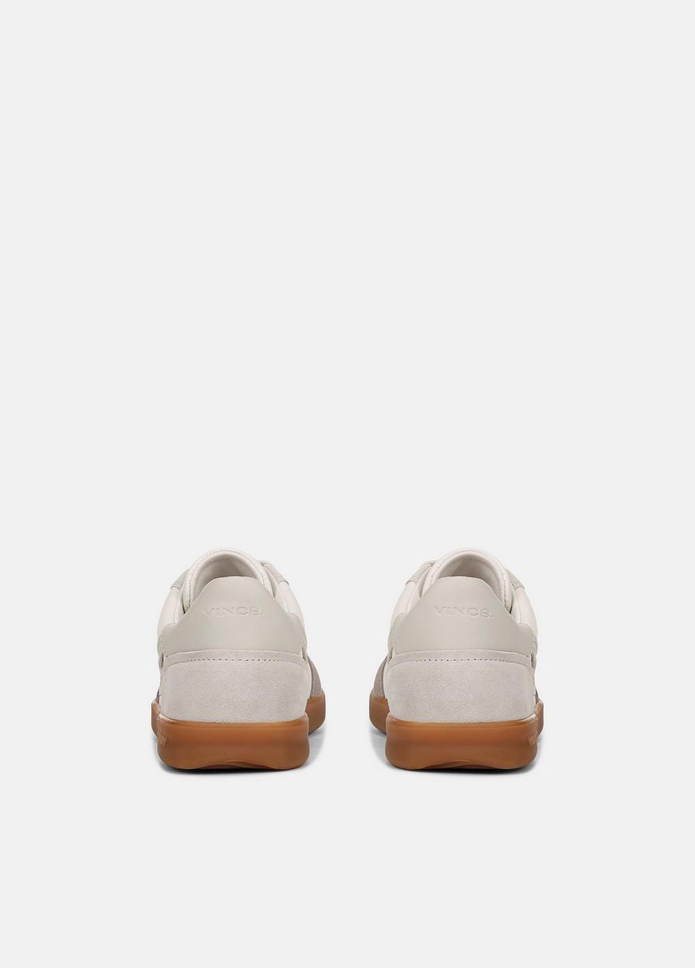 Womens Oasis Leather And Suede Sneaker, Chalk White, Size 7 Vince Product Image