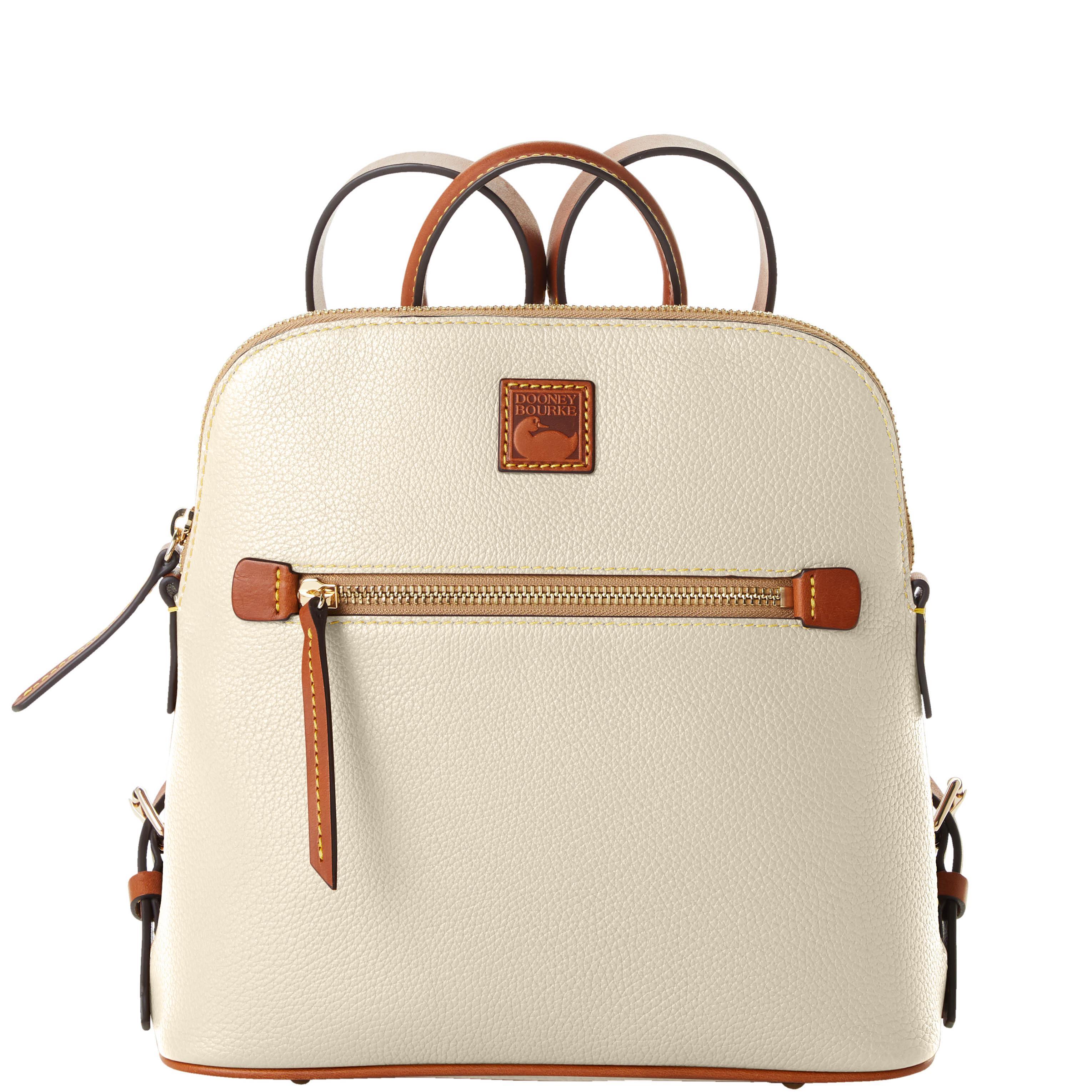 Dooney & Bourke Womens Pebble Grain Leather Backpack in Black Product Image