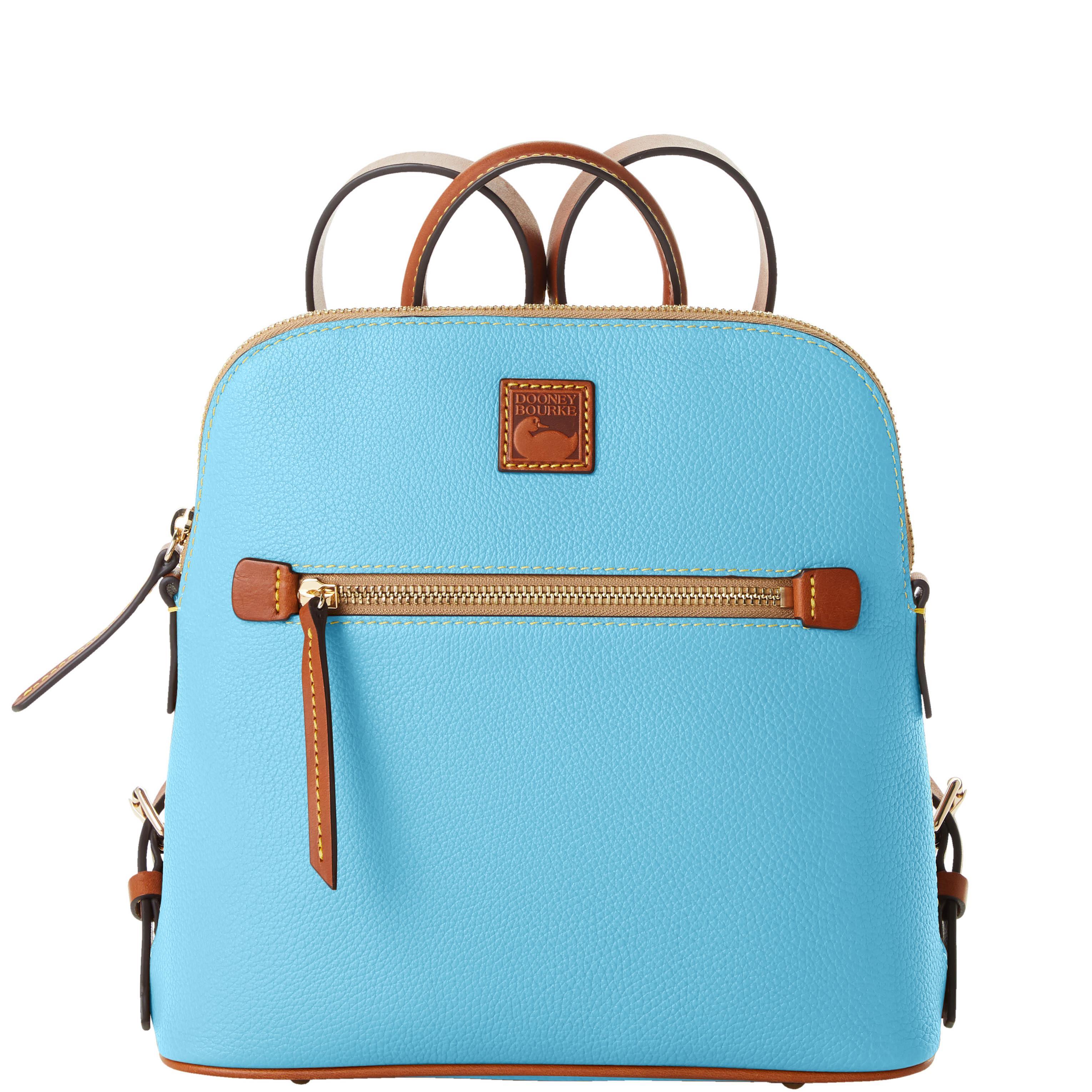 Dooney & Bourke Womens Pebble Grain Leather Backpack in Black Product Image