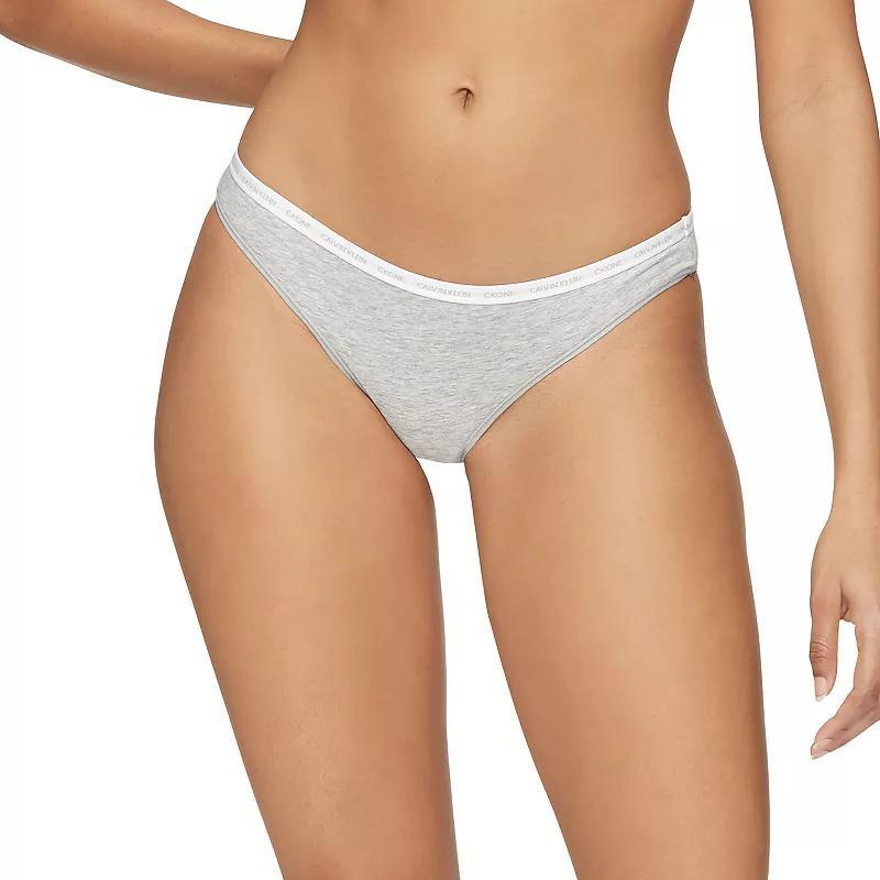 Women's Calvin Klein CK One Bikini Panty QD3785, Size: XL, Grey Gray Product Image