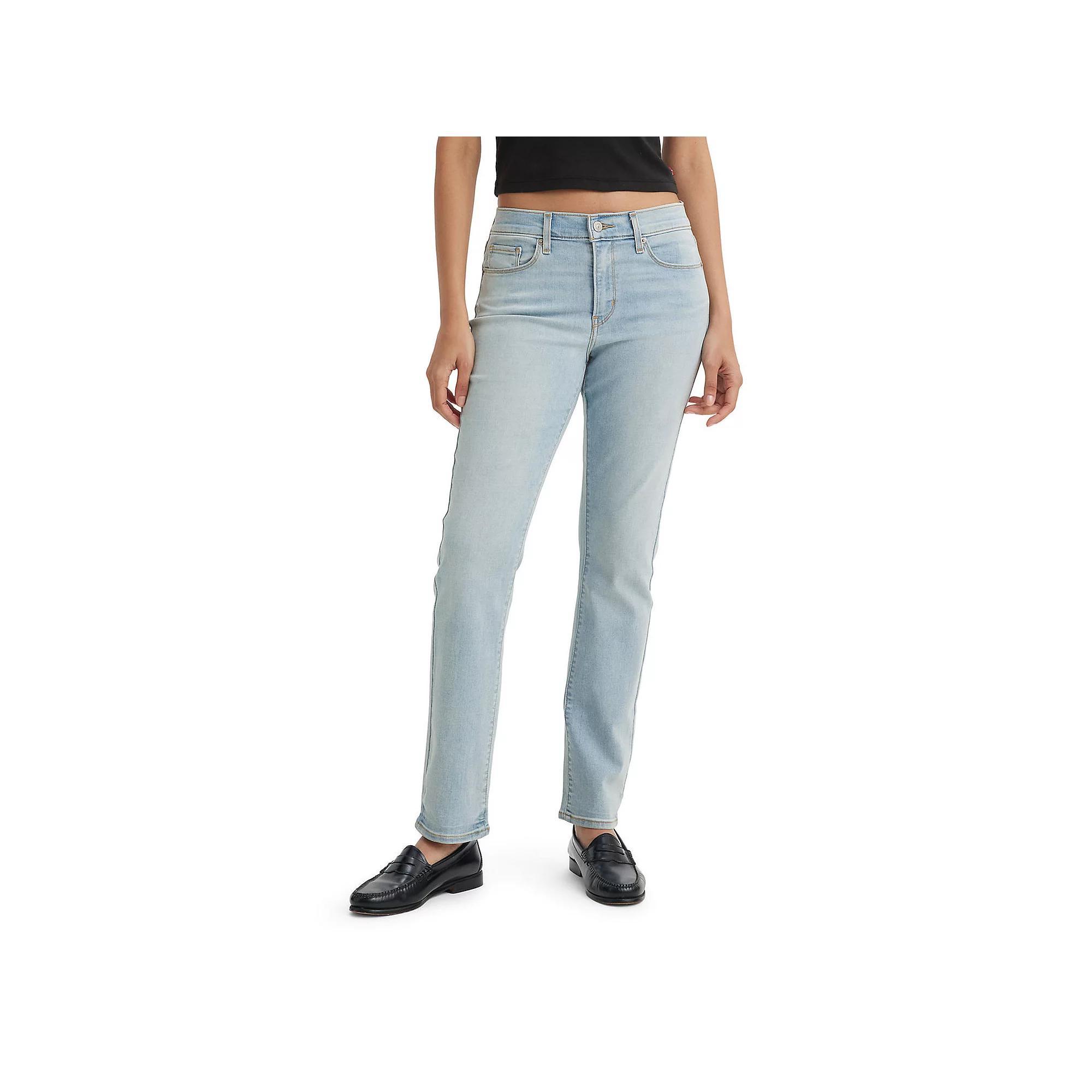Women's Levi's® Classic Straight-Leg Jeans, Size: 31(US 12)Small, Blue Imagine Product Image