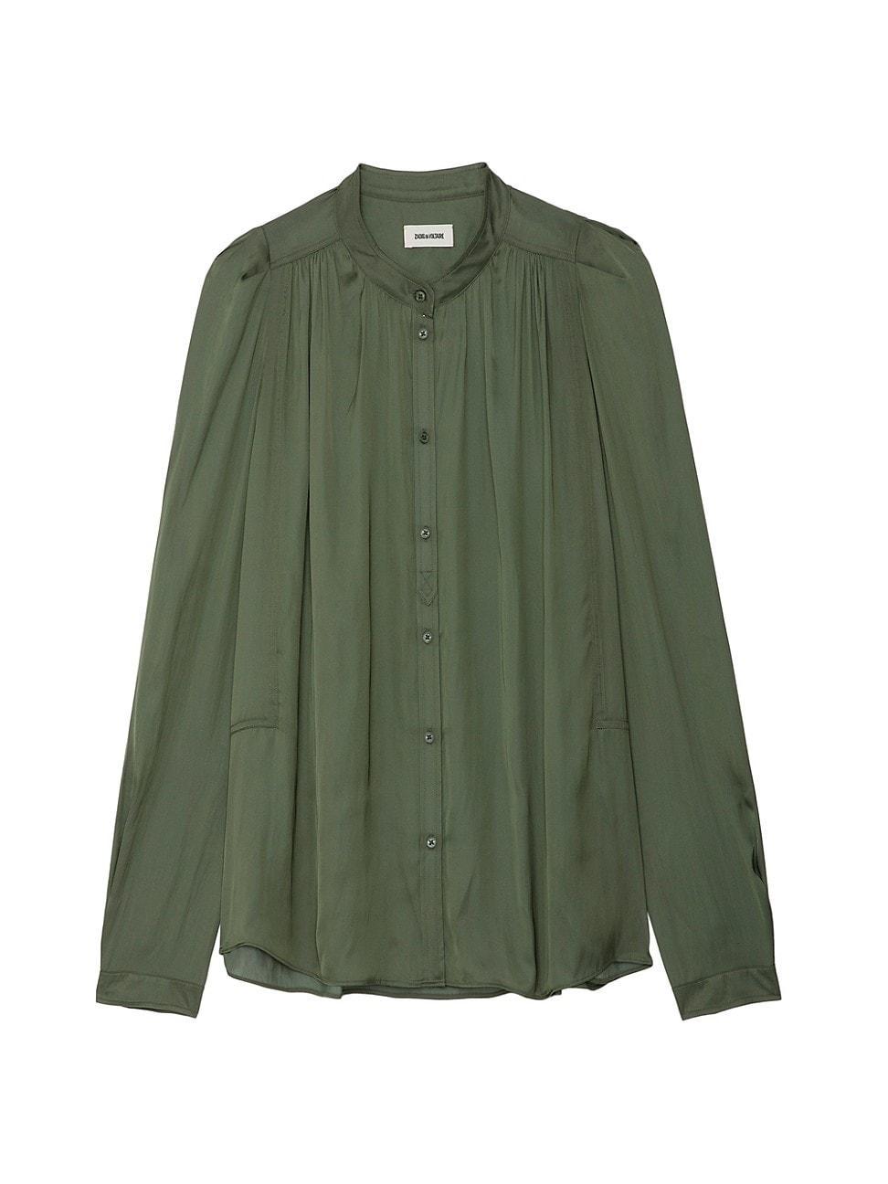 Zadig & Voltaire Tchin Satin Blouse Product Image