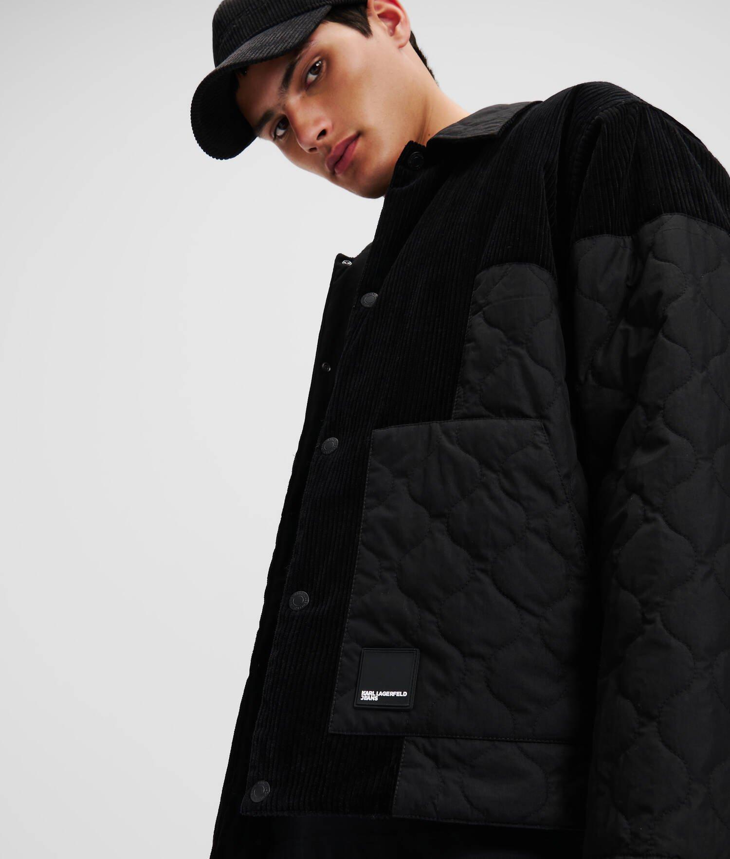 KLJ FABRIC MIX JACKET Product Image